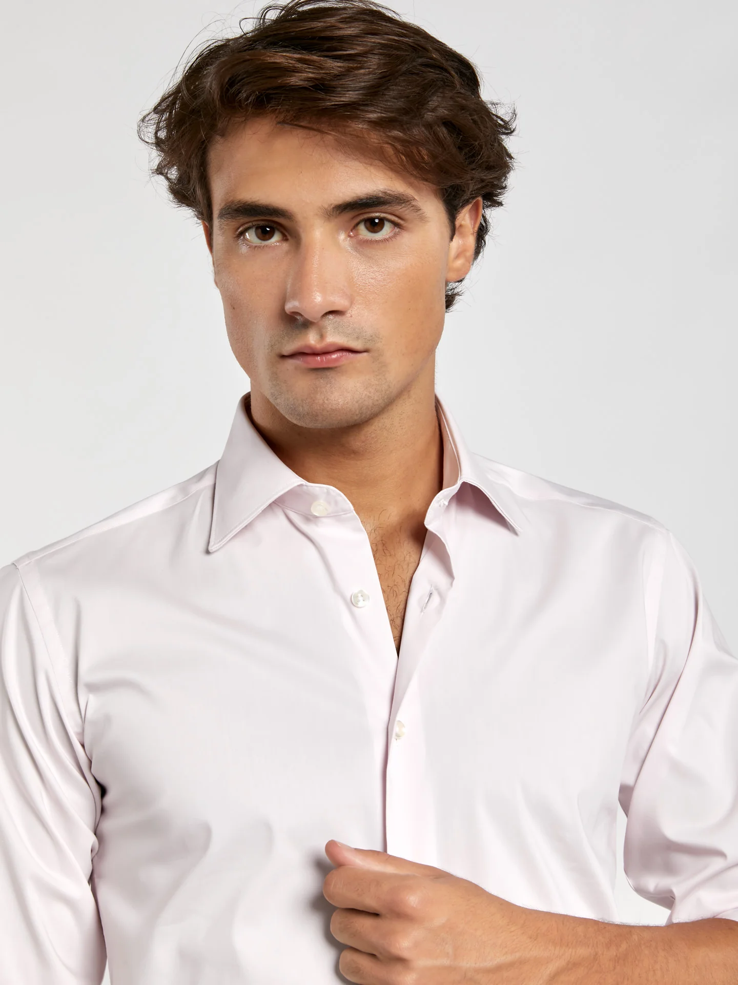 Slim fit k-easy plain poplin comfort formal shirt - Image 11
