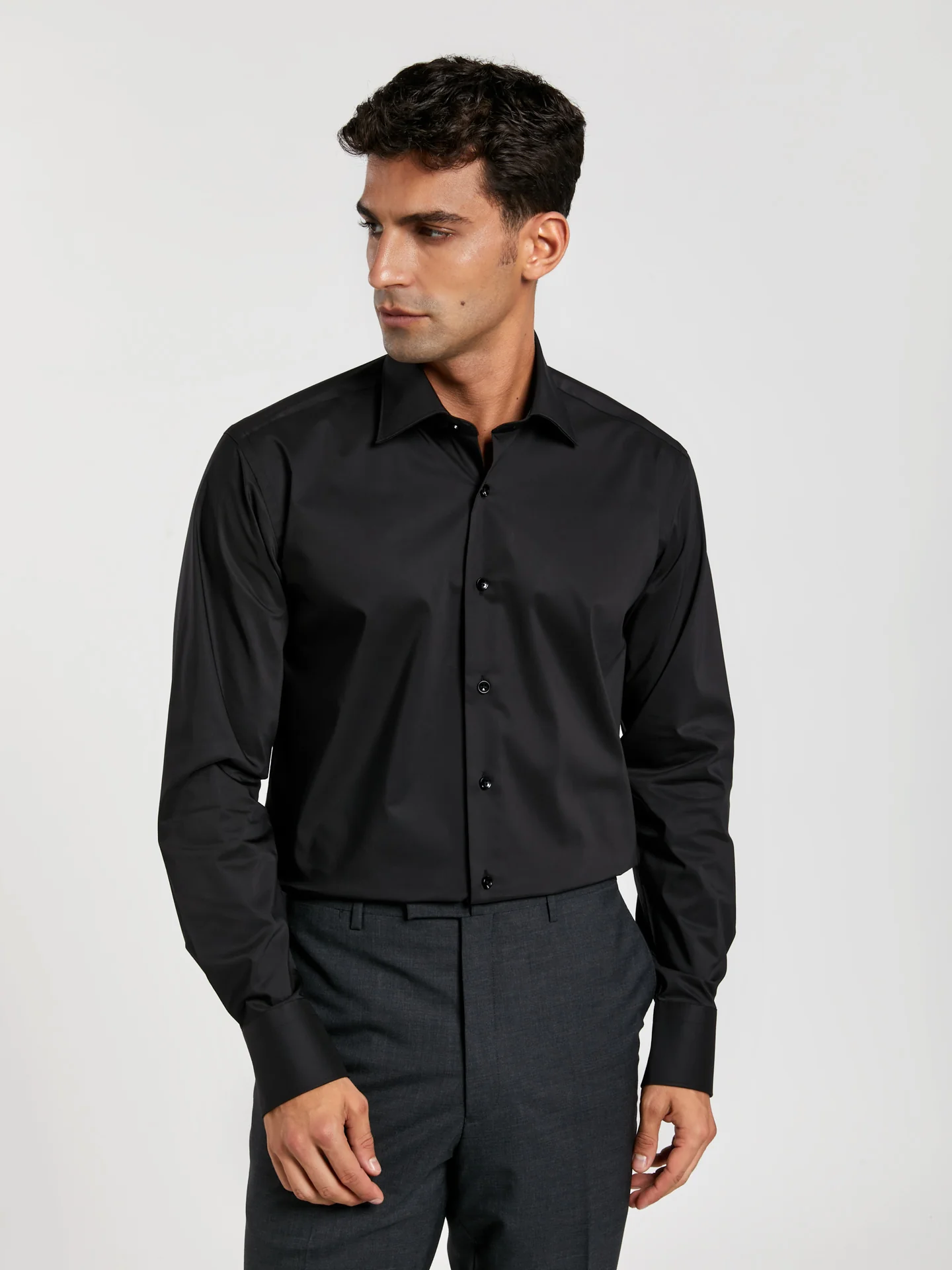 Slim fit k-easy plain poplin comfort formal shirt - Image 2