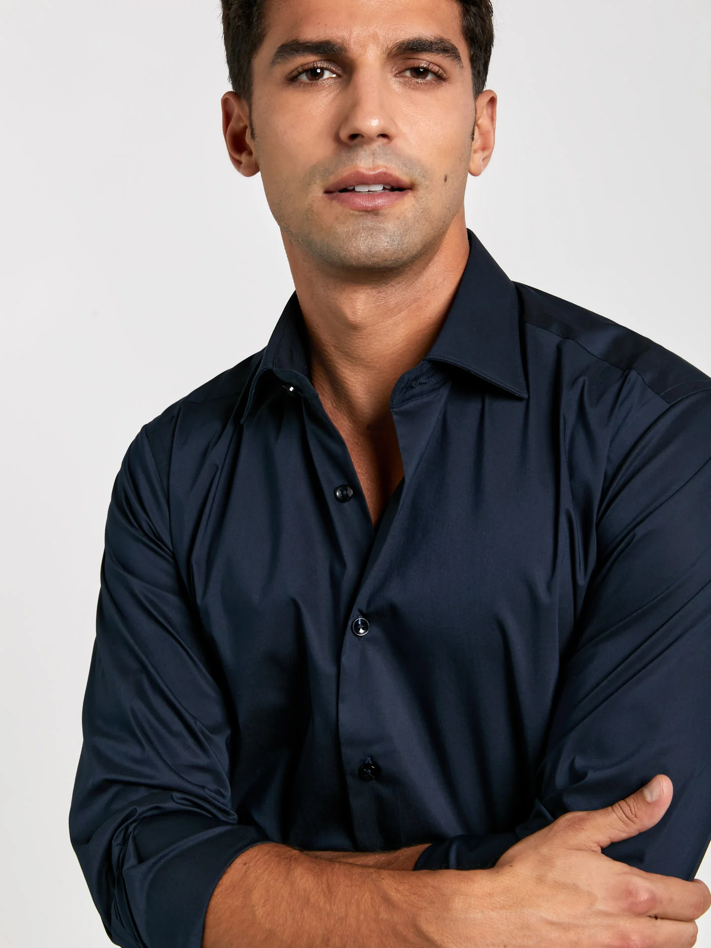 Slim fit k-easy plain poplin comfort formal shirt - Image 5