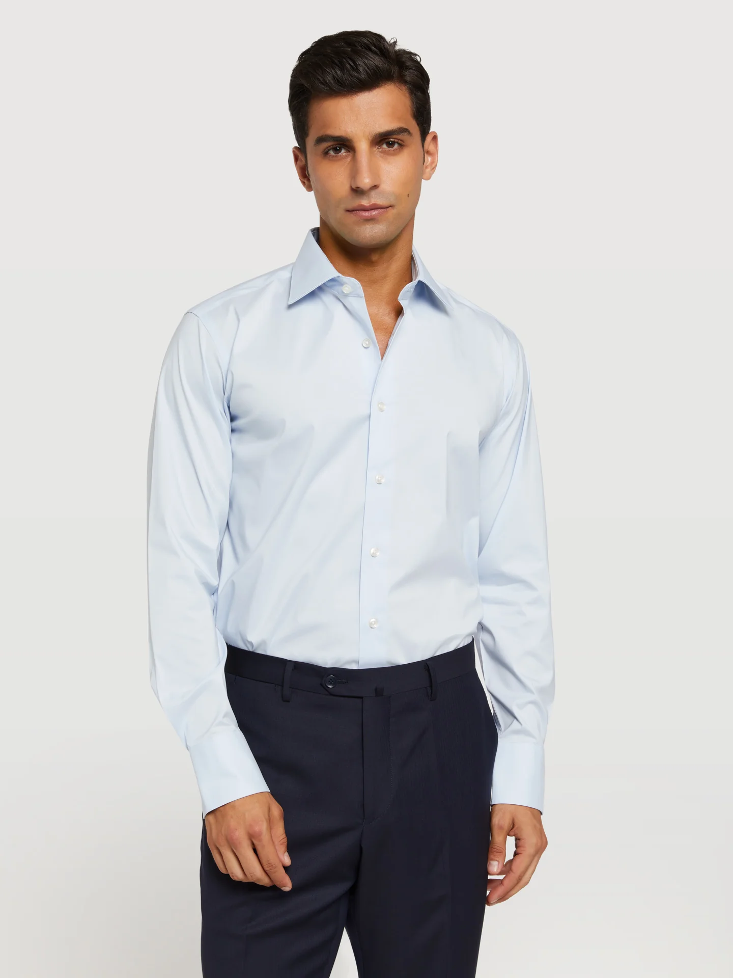 Slim fit k-easy plain poplin comfort formal shirt - Image 7