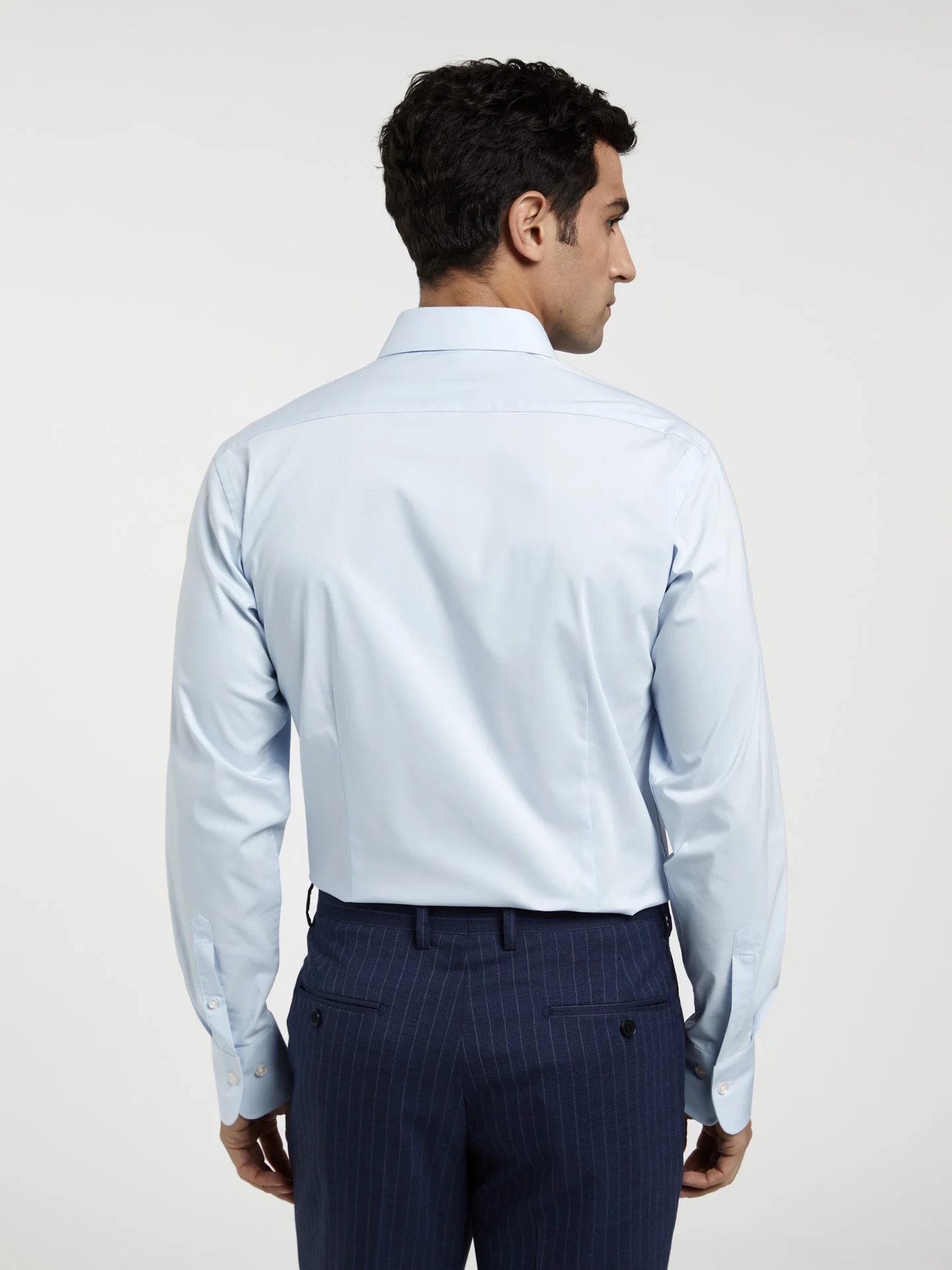 Slim Fit K-Easy Plain poplin Comfort Formal Shirt - Image 12