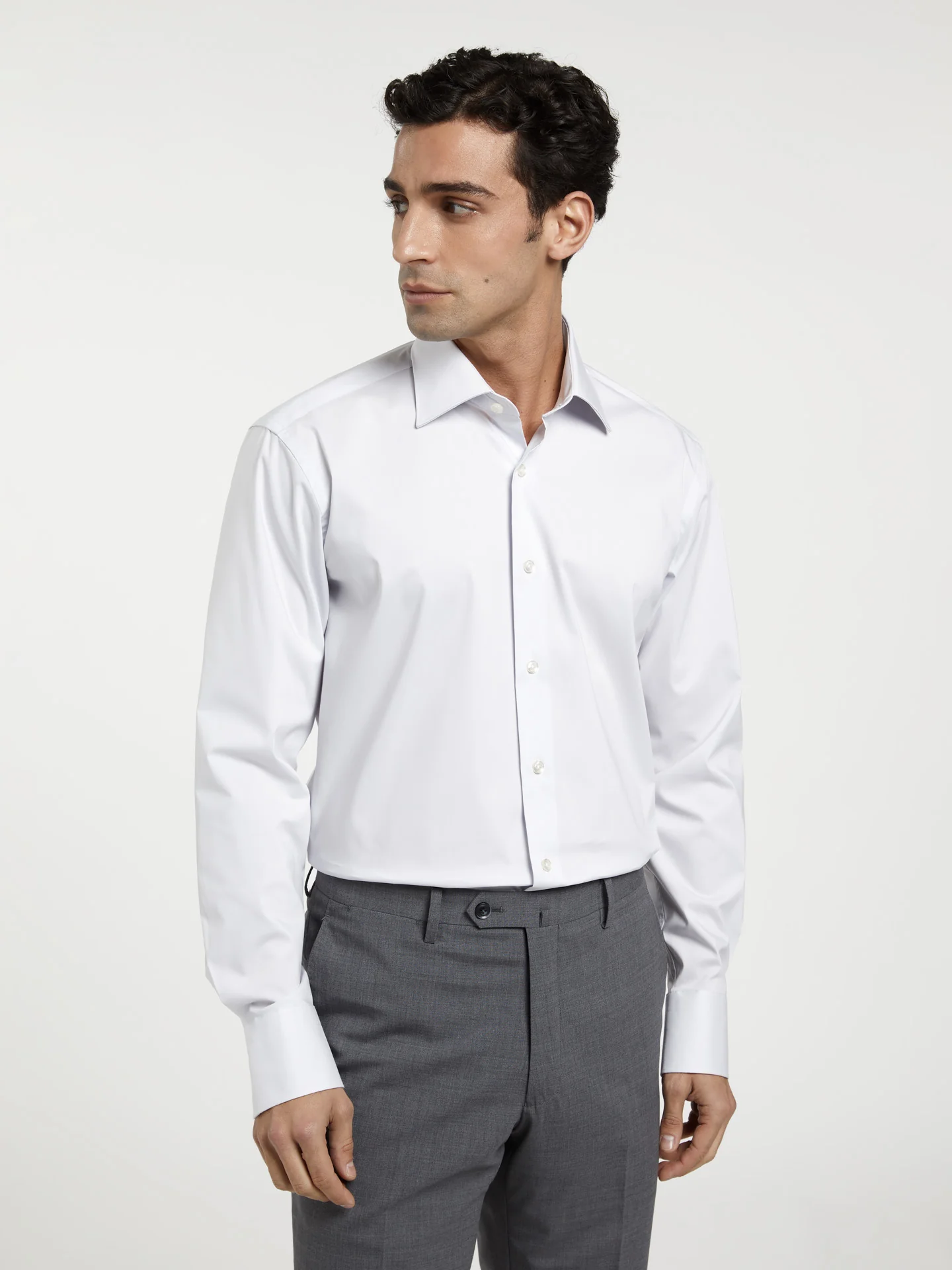 Slim Fit K-Easy Plain poplin Comfort Formal Shirt - Image 14
