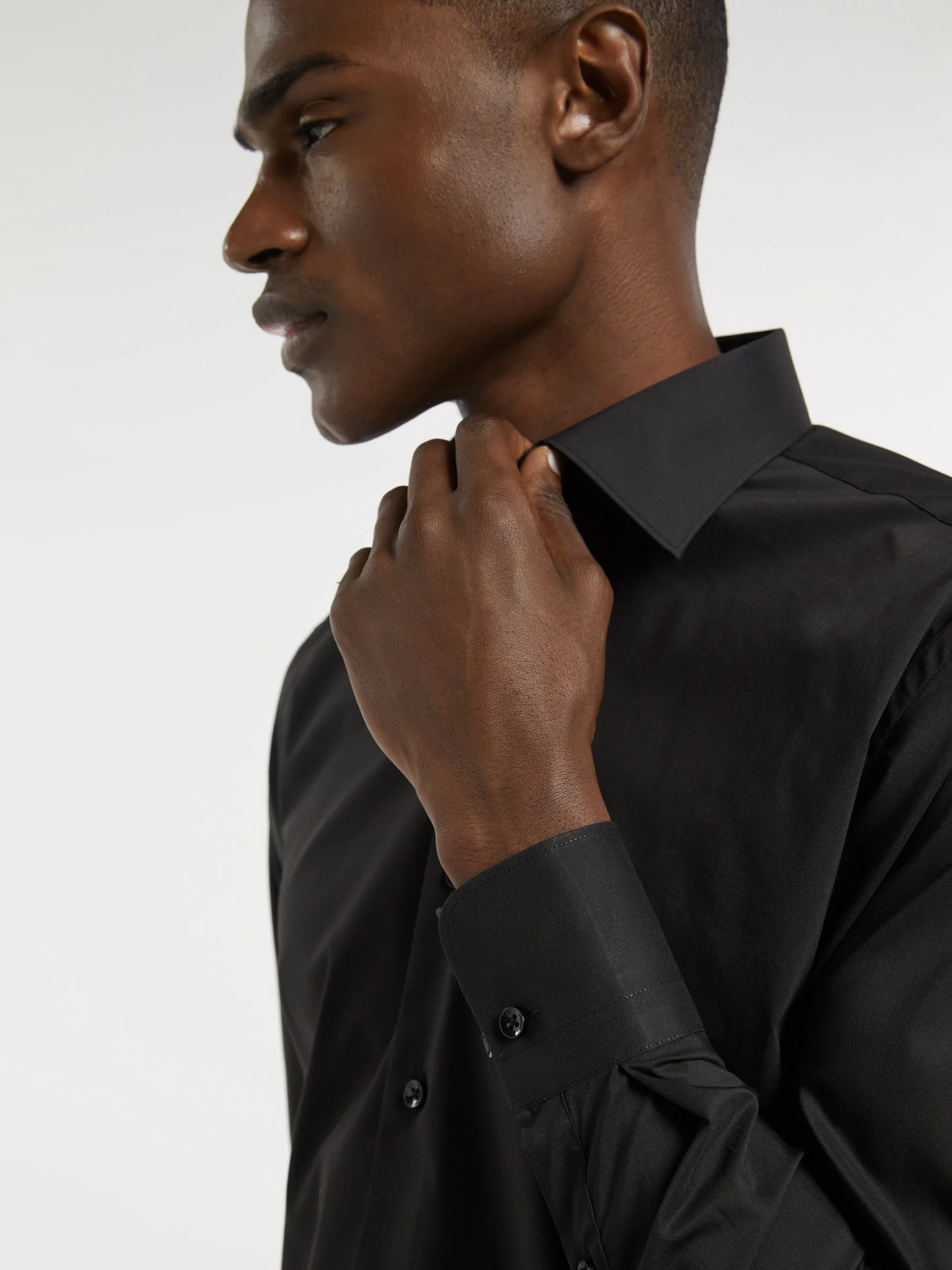 Slim Fit K-Easy Plain poplin Comfort Formal Shirt - Image 2