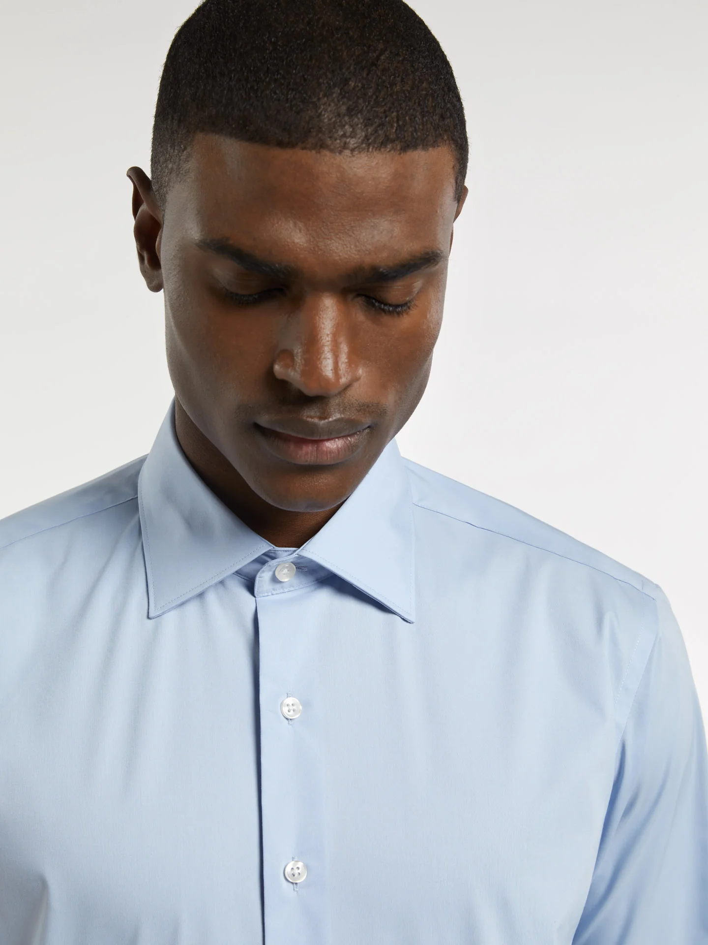 Slim Fit K-Easy Plain poplin Comfort Formal Shirt - Image 4