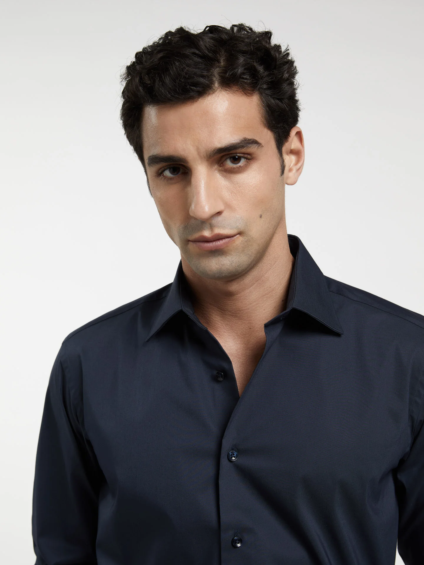 Slim Fit K-Easy Plain poplin Comfort Formal Shirt - Image 8
