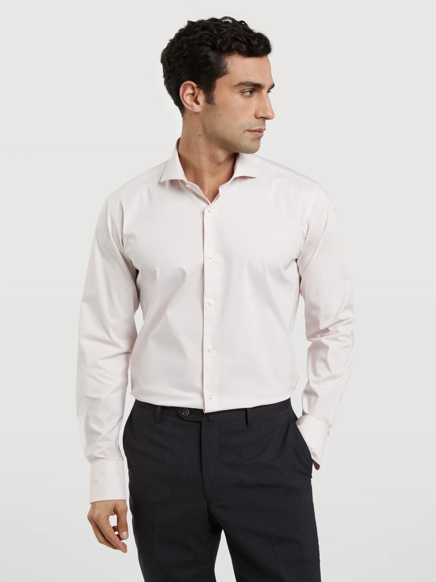 Slim fit k-easy plain poplin comfort formal shirt - Image 16