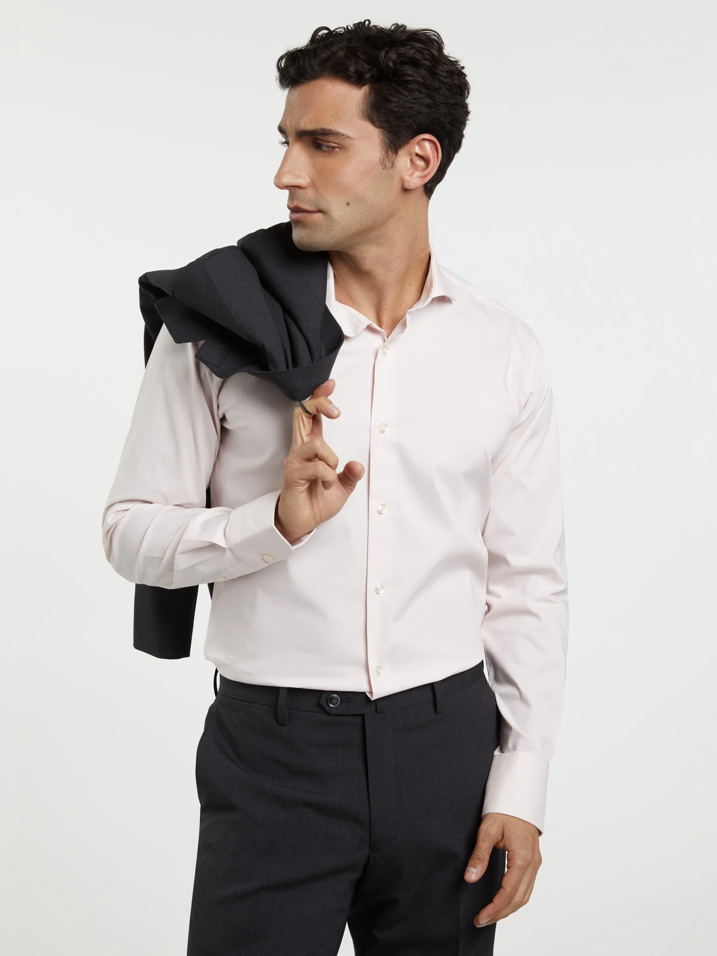 Slim fit k-easy plain poplin comfort formal shirt - Image 17
