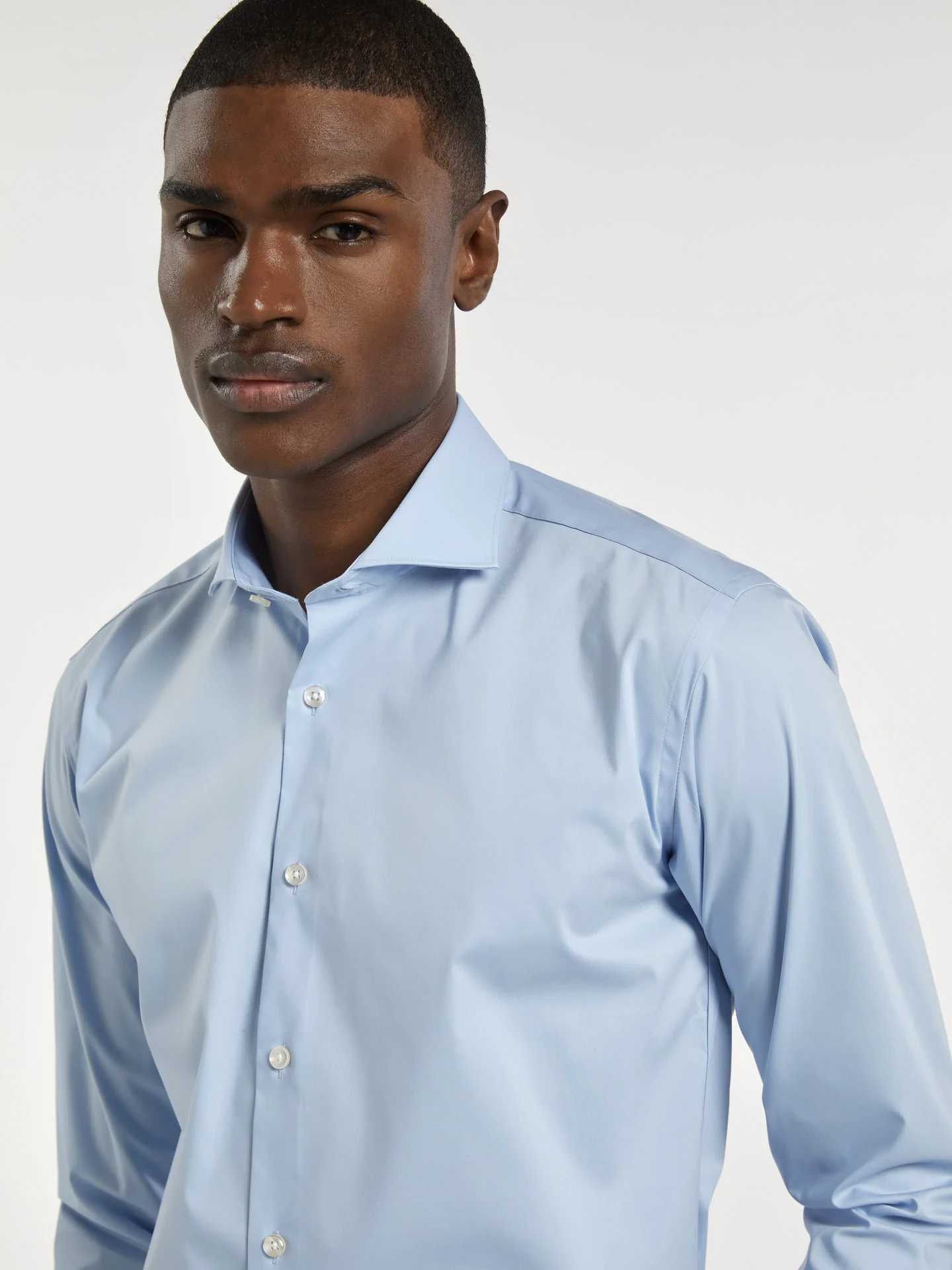 Slim fit k-easy plain poplin comfort formal shirt - Image 5