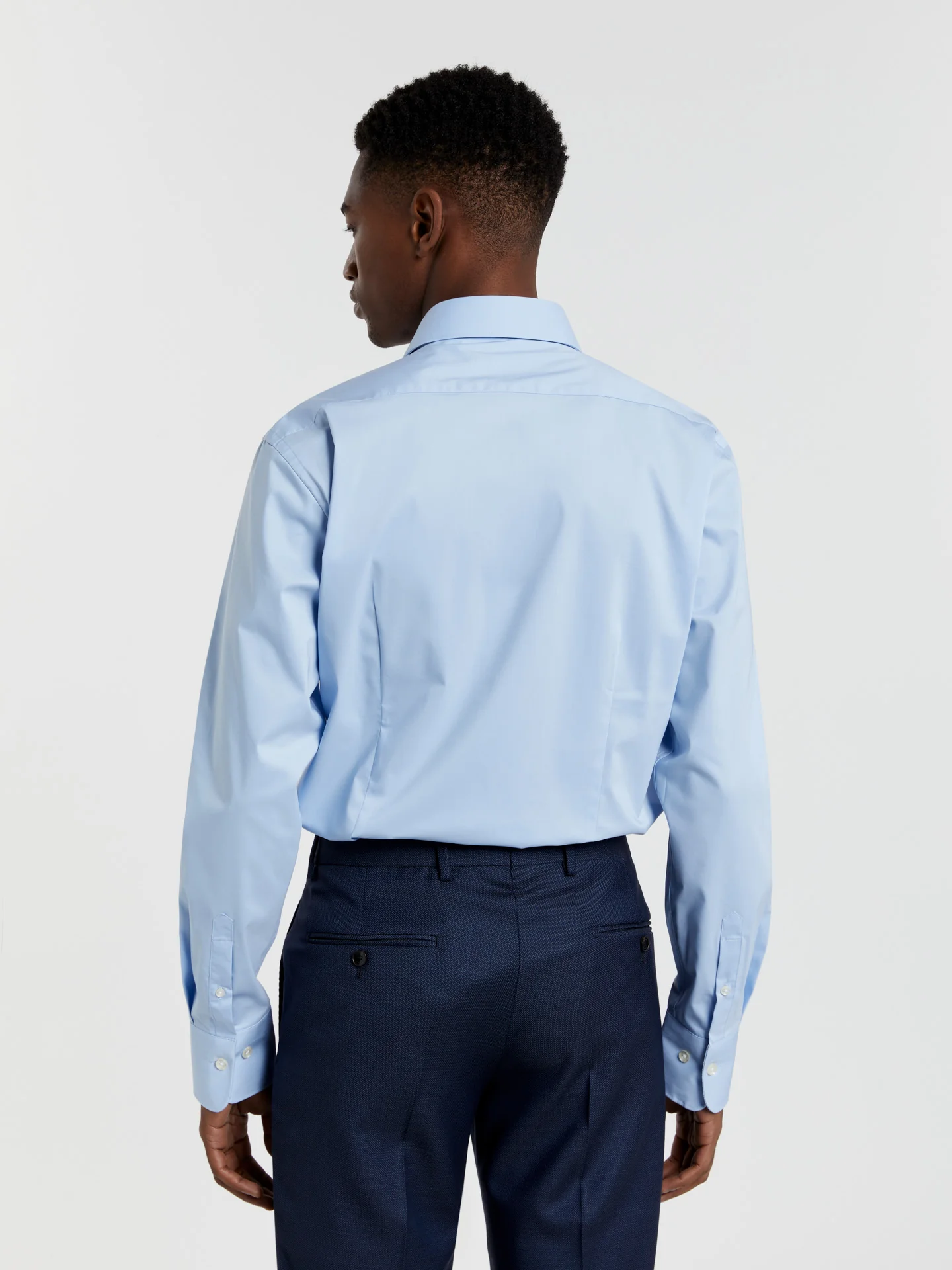Slim fit k-easy plain poplin comfort formal shirt - Image 3