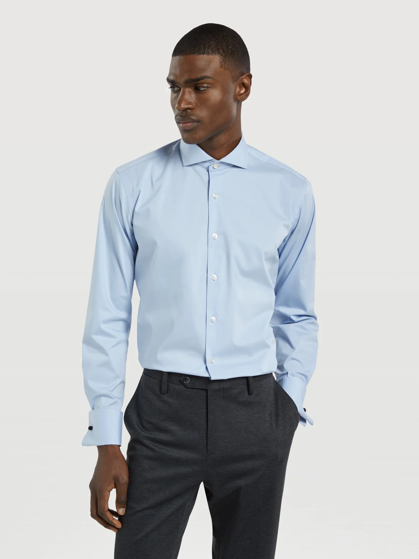 Slim Fit K-Easy Poplin Poplin Comfort Formal Shirt