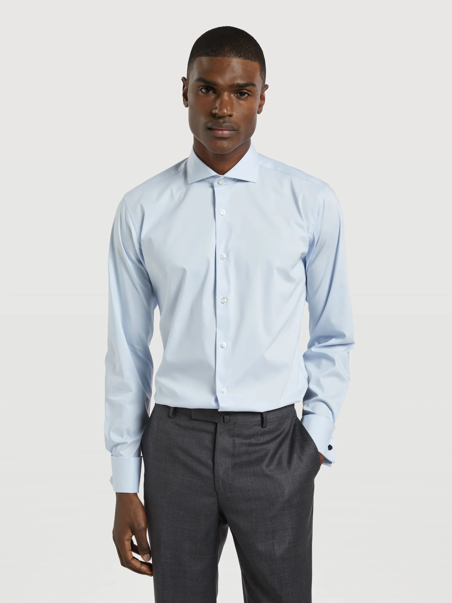 Slim Fit K-Easy Poplin Poplin Comfort Formal Shirt - Image 4