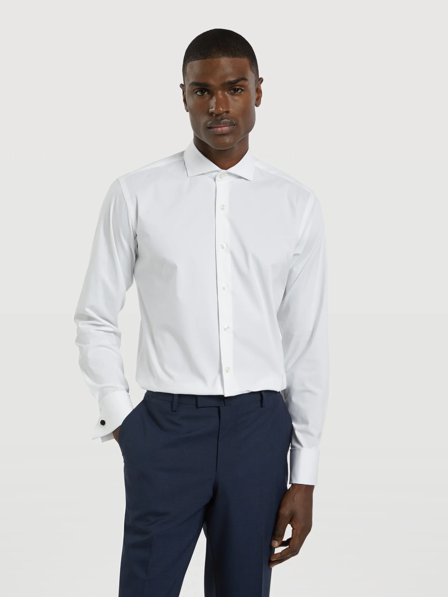 Slim Fit K-Easy Poplin Poplin Comfort Formal Shirt - Image 7