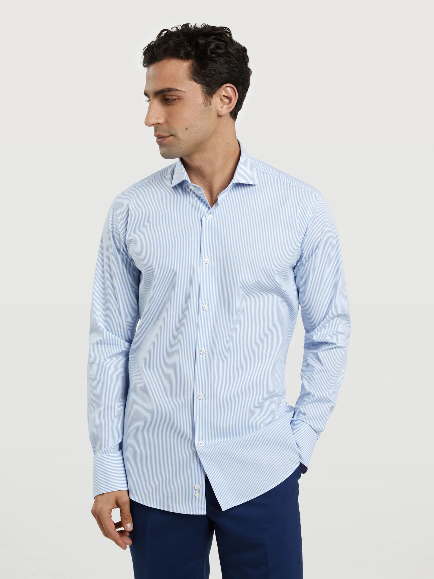 Slim Fit K-Easy Stripes Formal Shirt