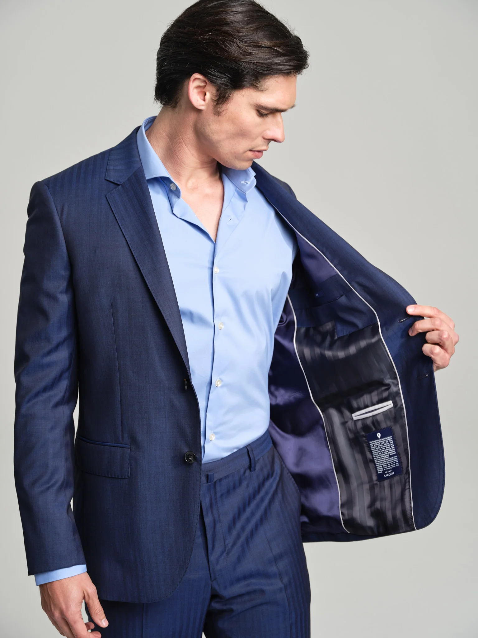 Slim fit K-Easy Travel Honey Way suit with italian fabric - Image 4