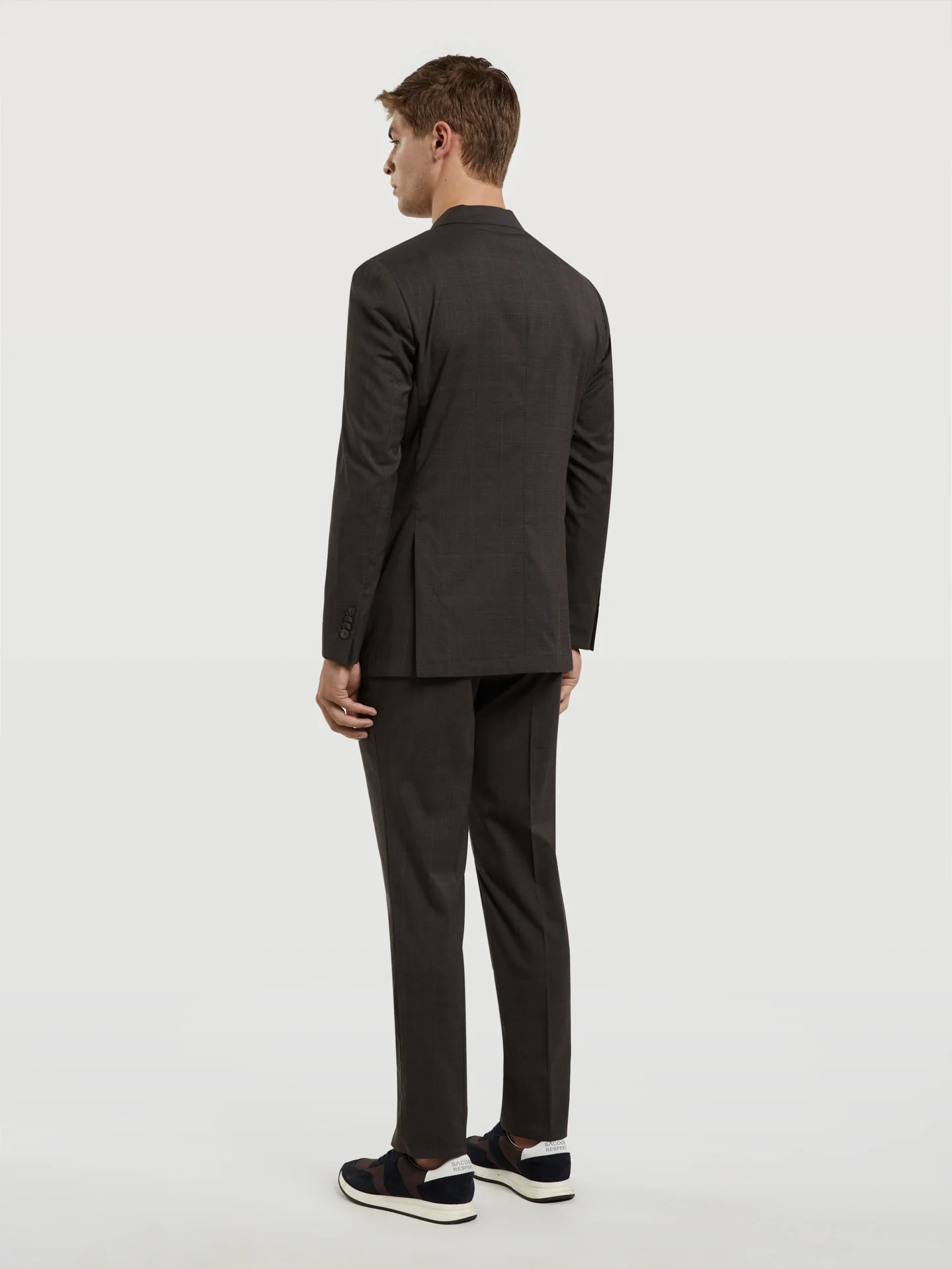 Slim Fit K-Globetrotter Prince of wales Suit - Image 2