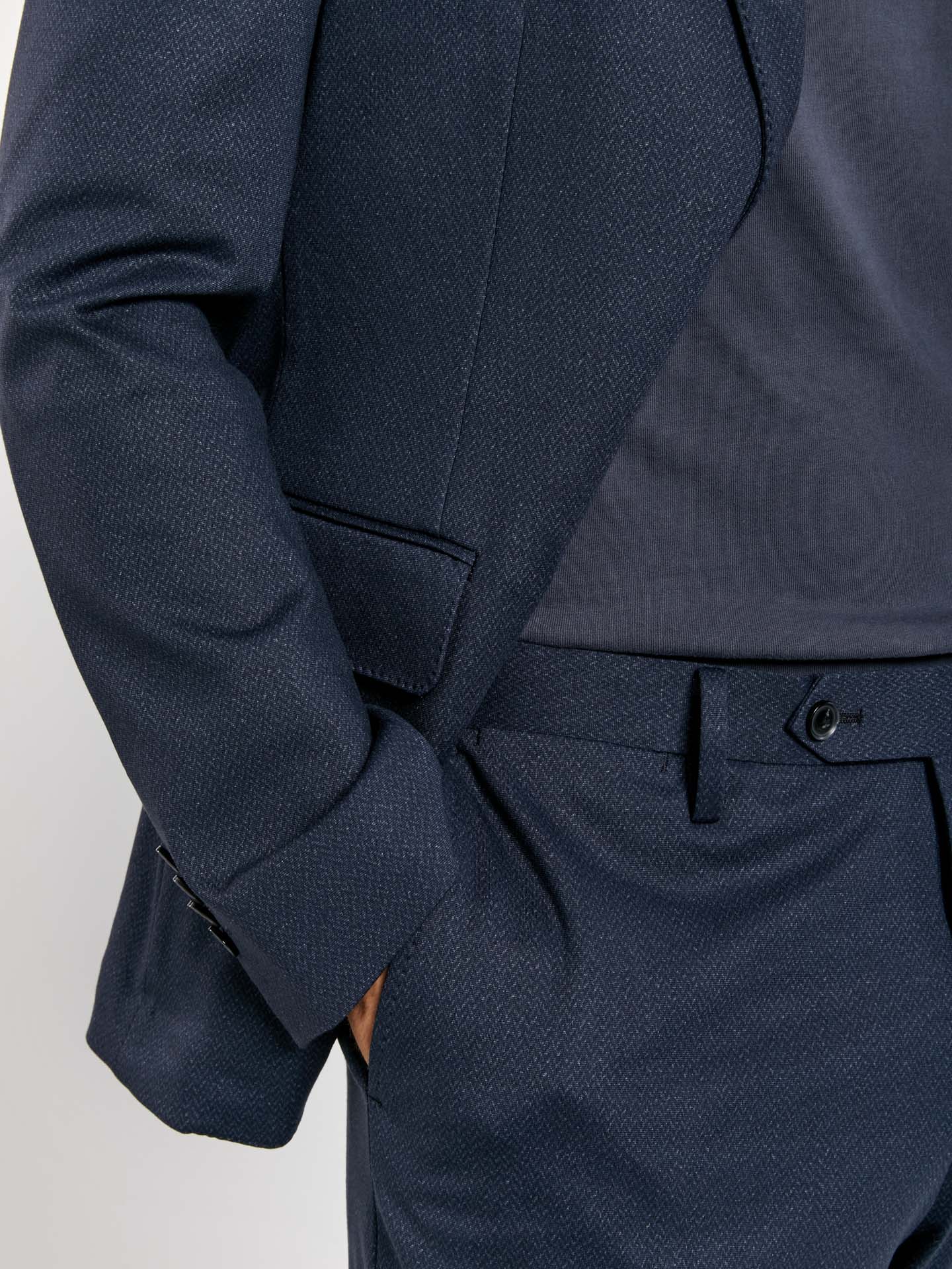 Slim fit k-motion herringbone suit - Image 3