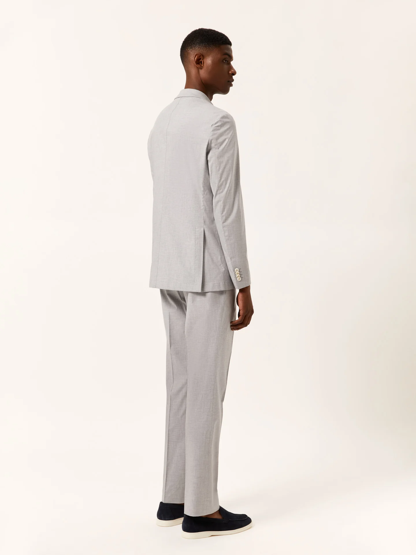 Slim Fit K.Comfort Suit in Italian Comfort Cotton - Image 3