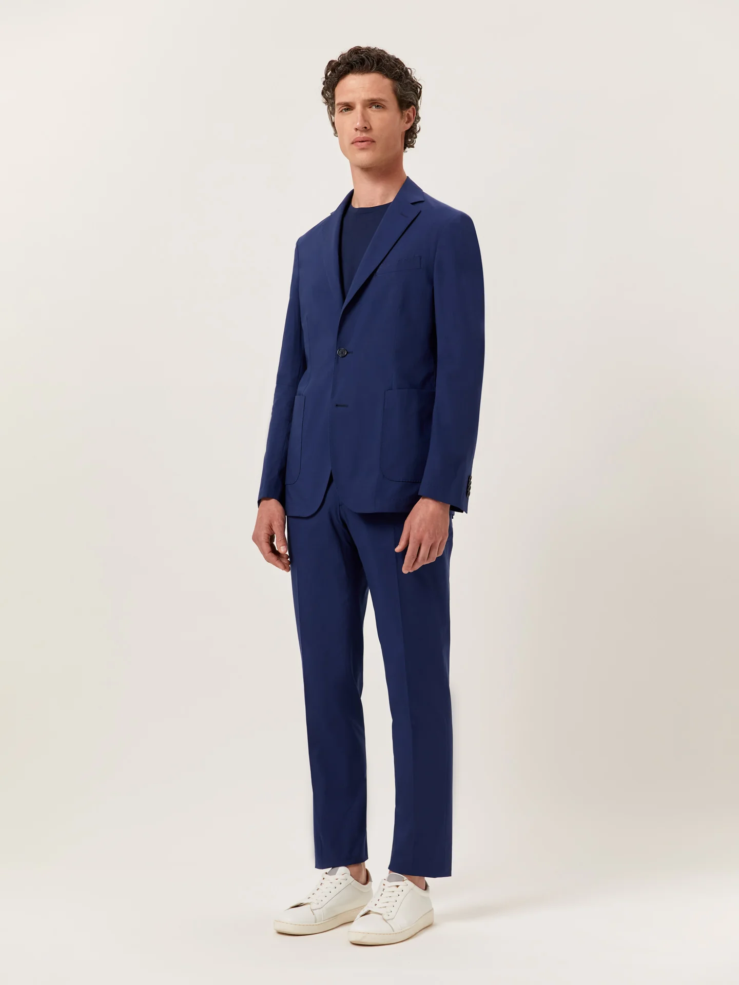 Slim Fit K.Comfort Suit in Italian Comfort Cotton