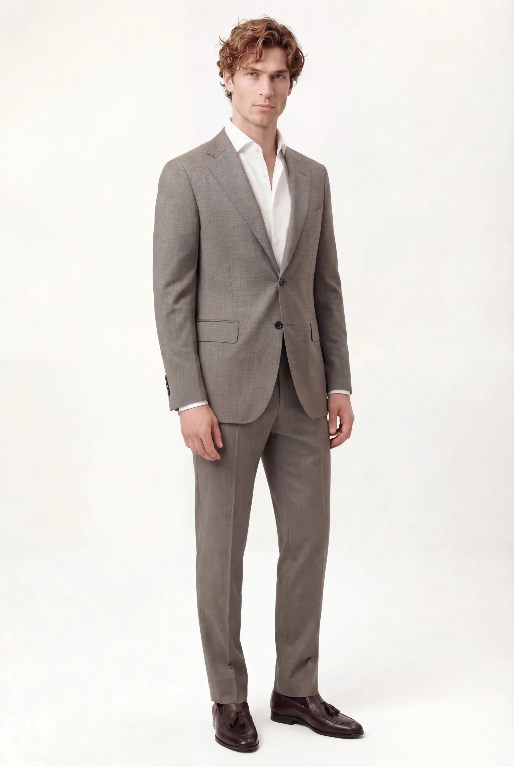 Slim fit Mélange Business Suit - Image 2