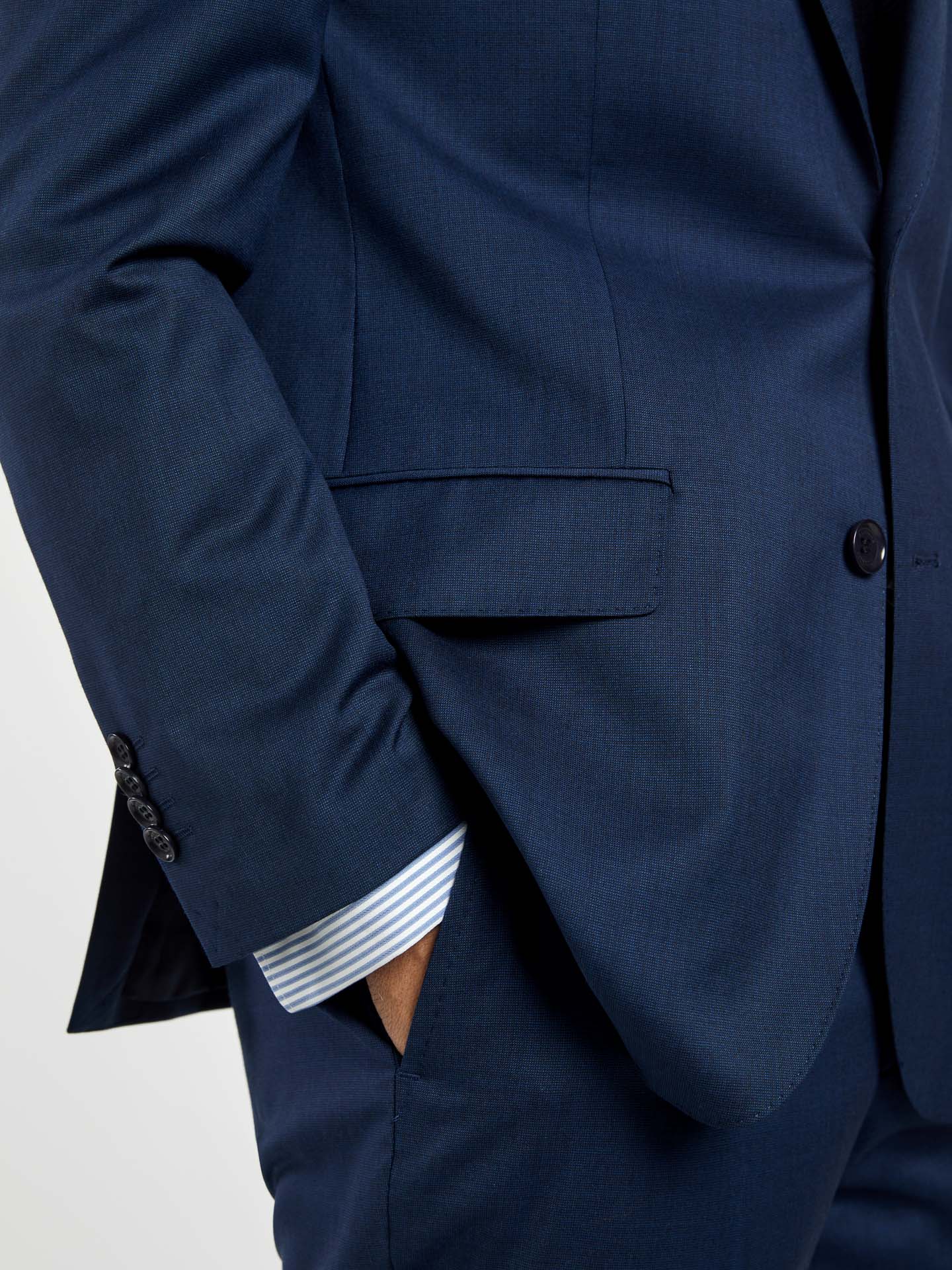 Slim fit nailhead business suit - Image 3