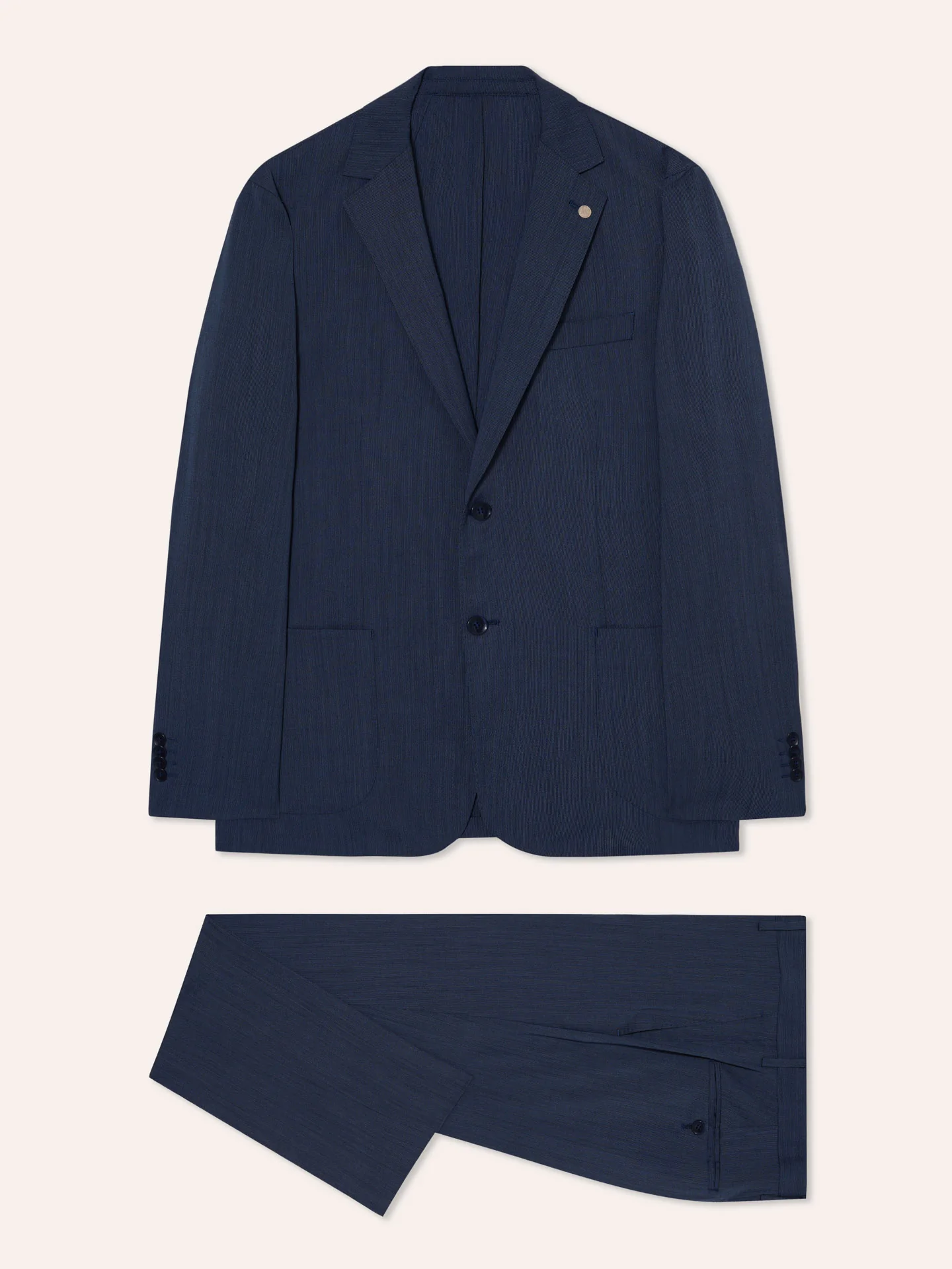 Slim Fit Nailhead Suit in Wool - Image 5