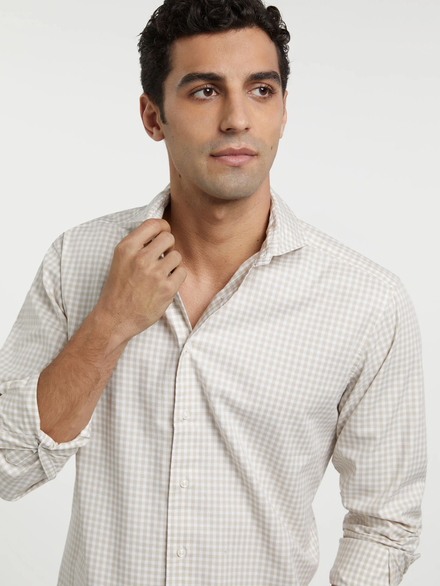 Slim fit new formal pastel checked shirt - Image 2