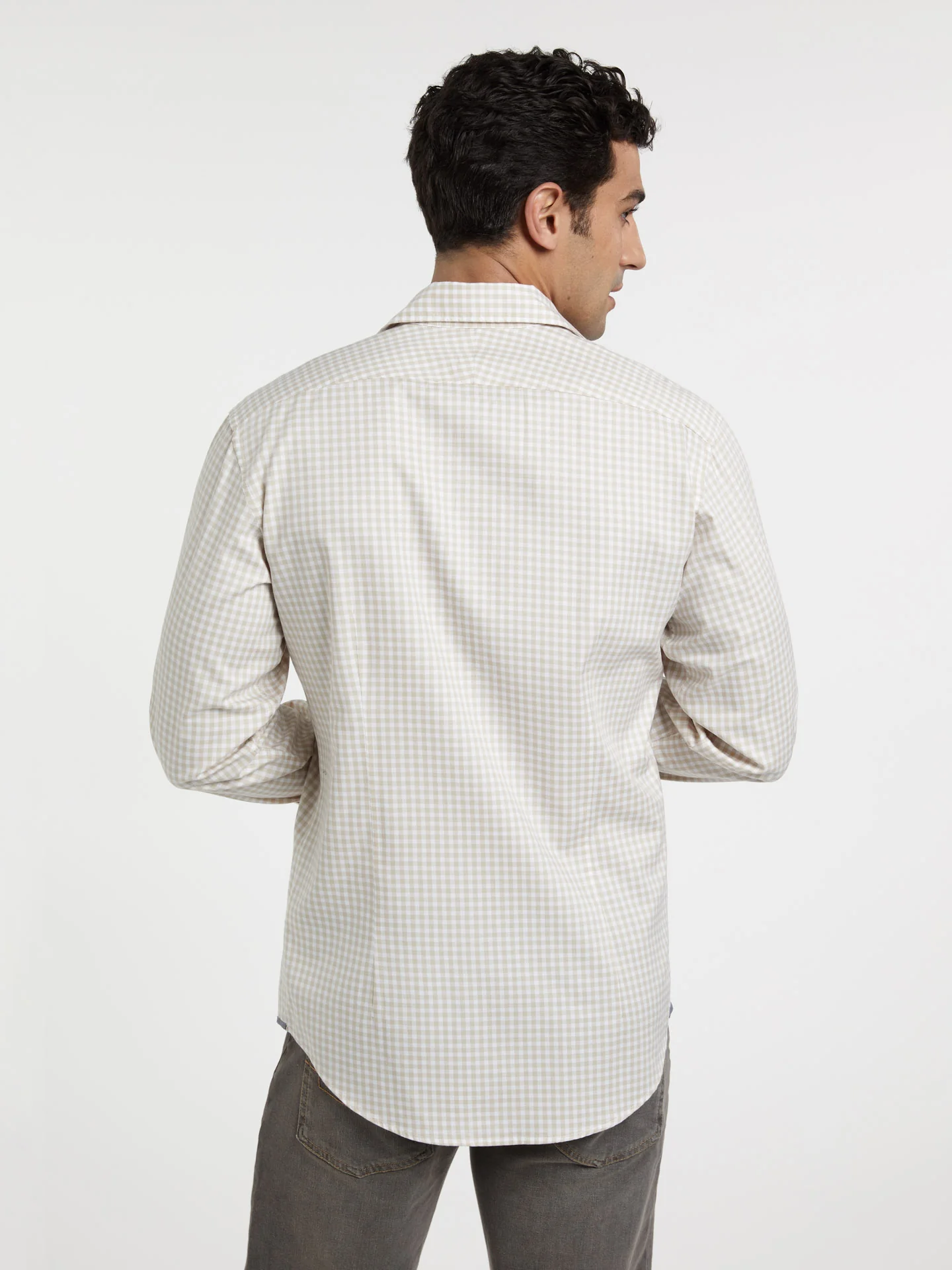 Slim fit new formal pastel checked shirt - Image 3