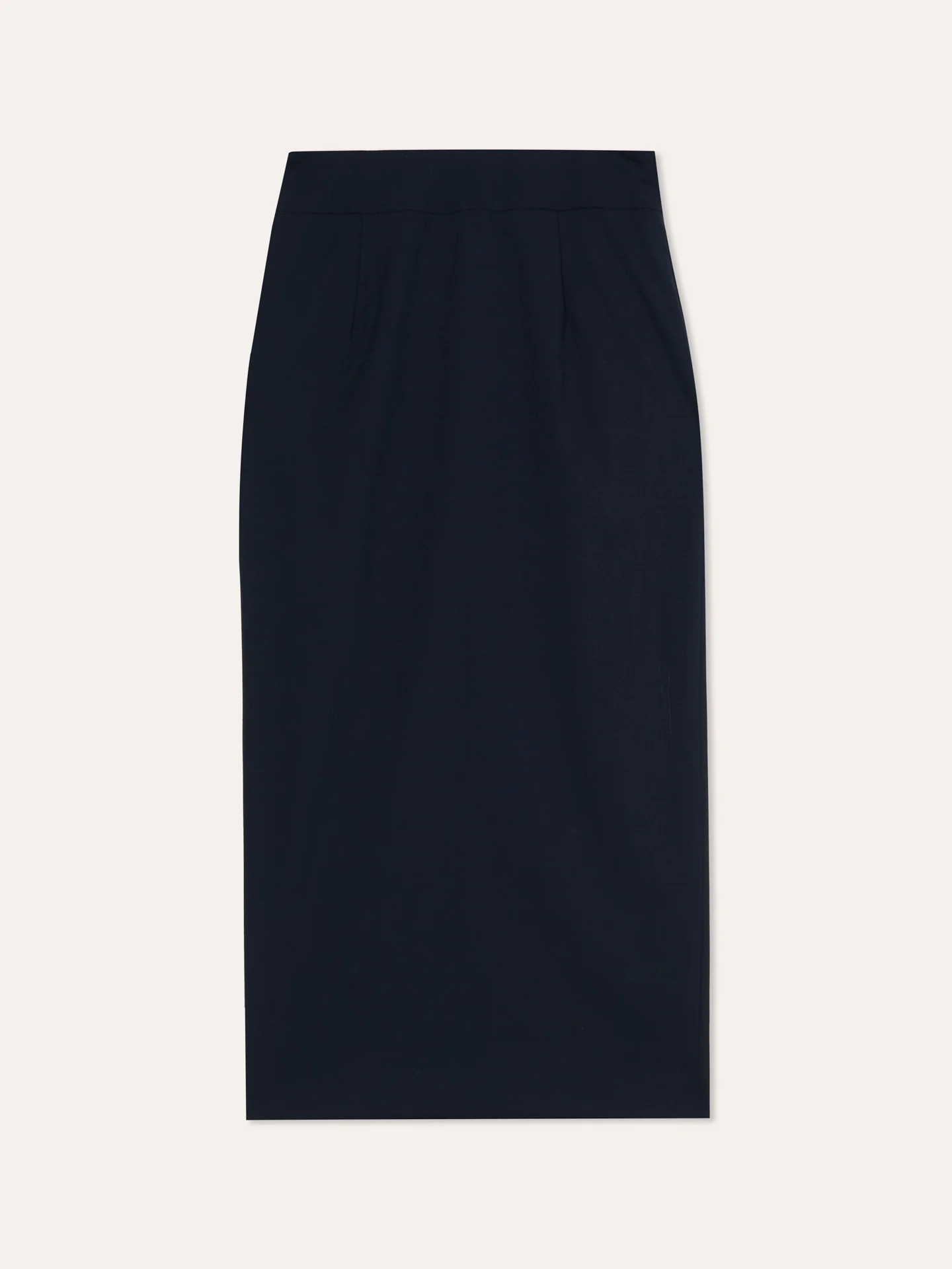 Slim Fit Performance Pencil Skirt in High-performance Wool - Image 5
