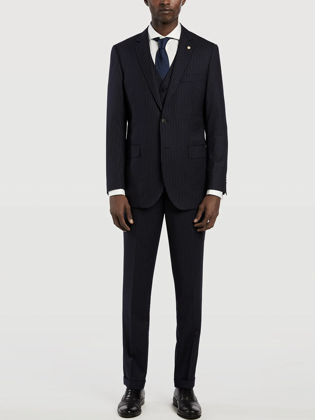 Slim fit pinstripe 3 pieces suit - Image 2