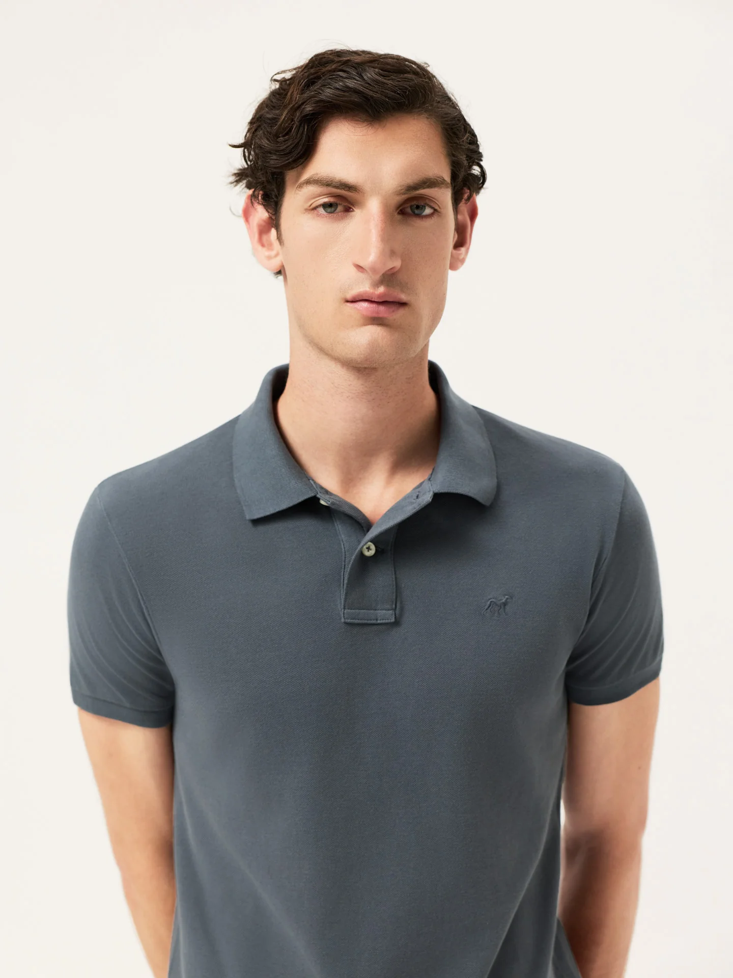 Slim fit piqué polo shirt Garment Dye Edition - Image 14