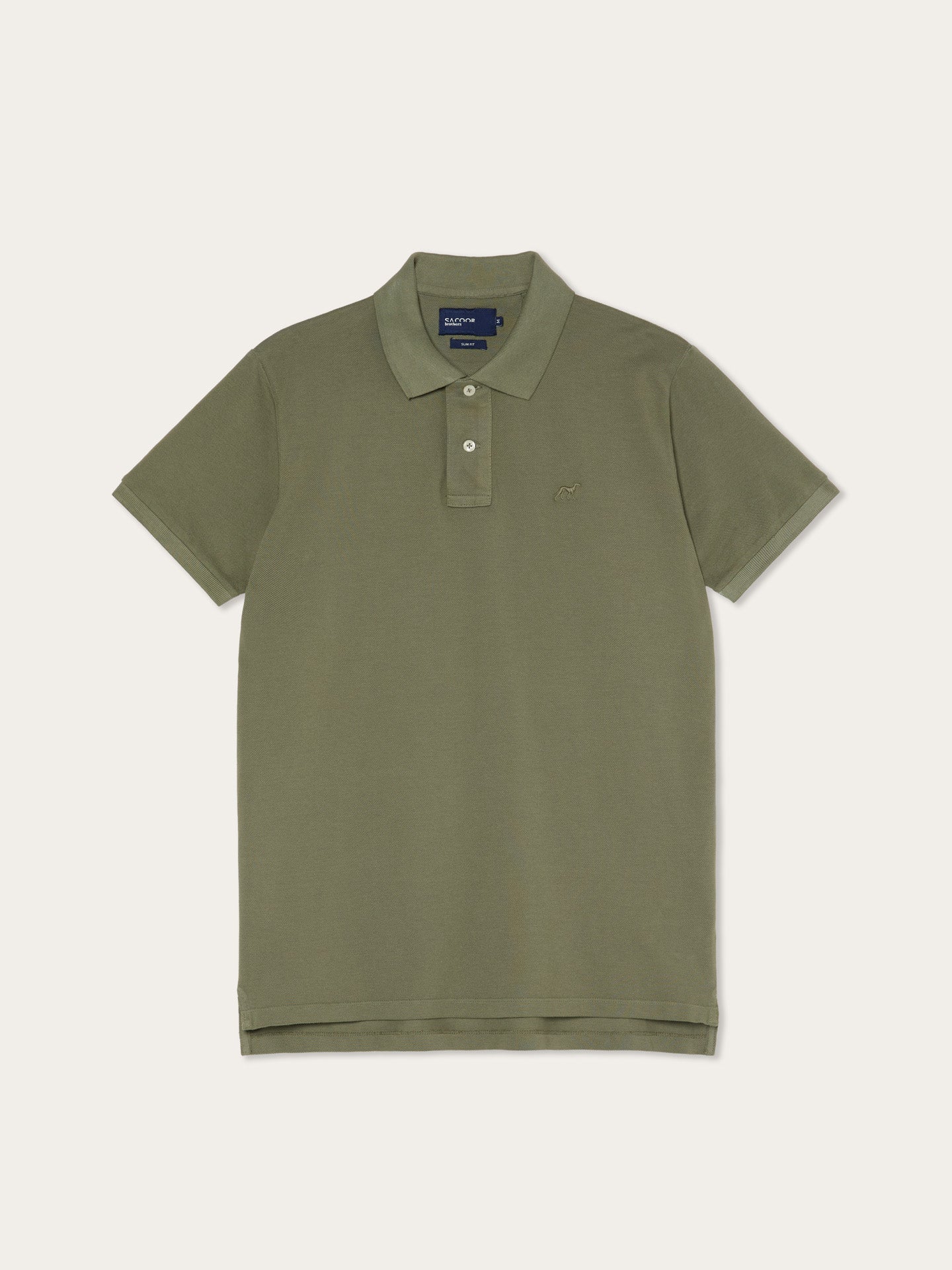 Slim fit piqué polo shirt Garment Dye Edition - Image 8