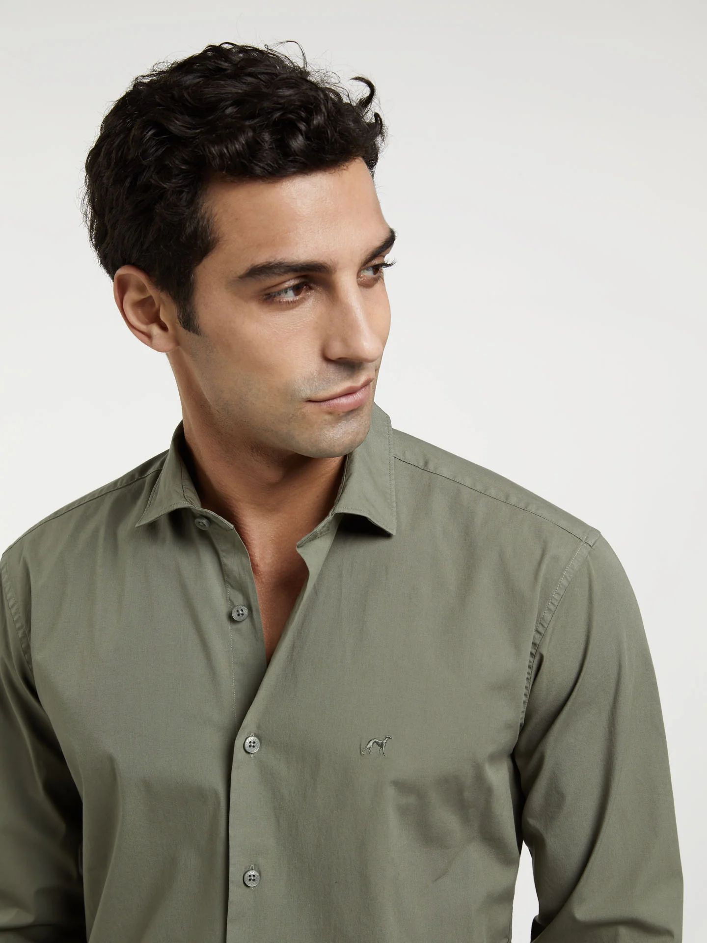 Slim fit poplin comfort shirt - Image 14