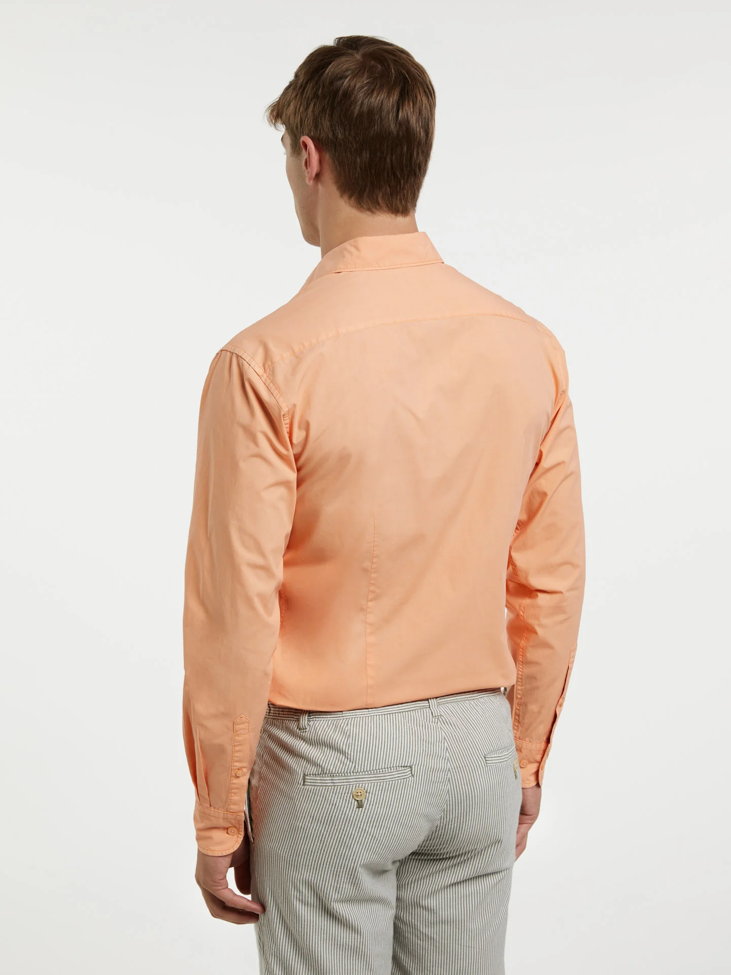 Slim fit poplin faded shirt - Image 18