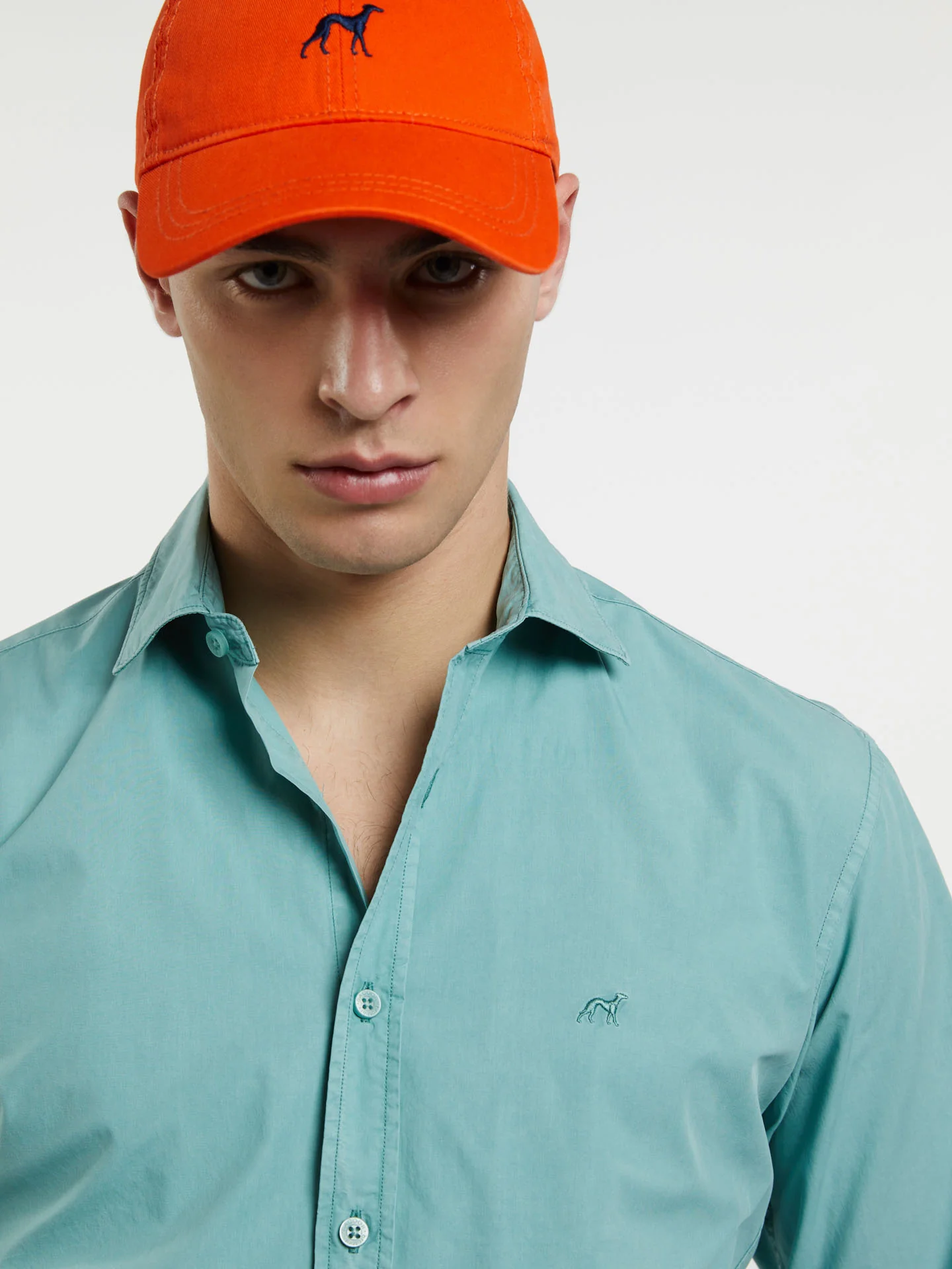 Slim fit poplin faded shirt - Image 23