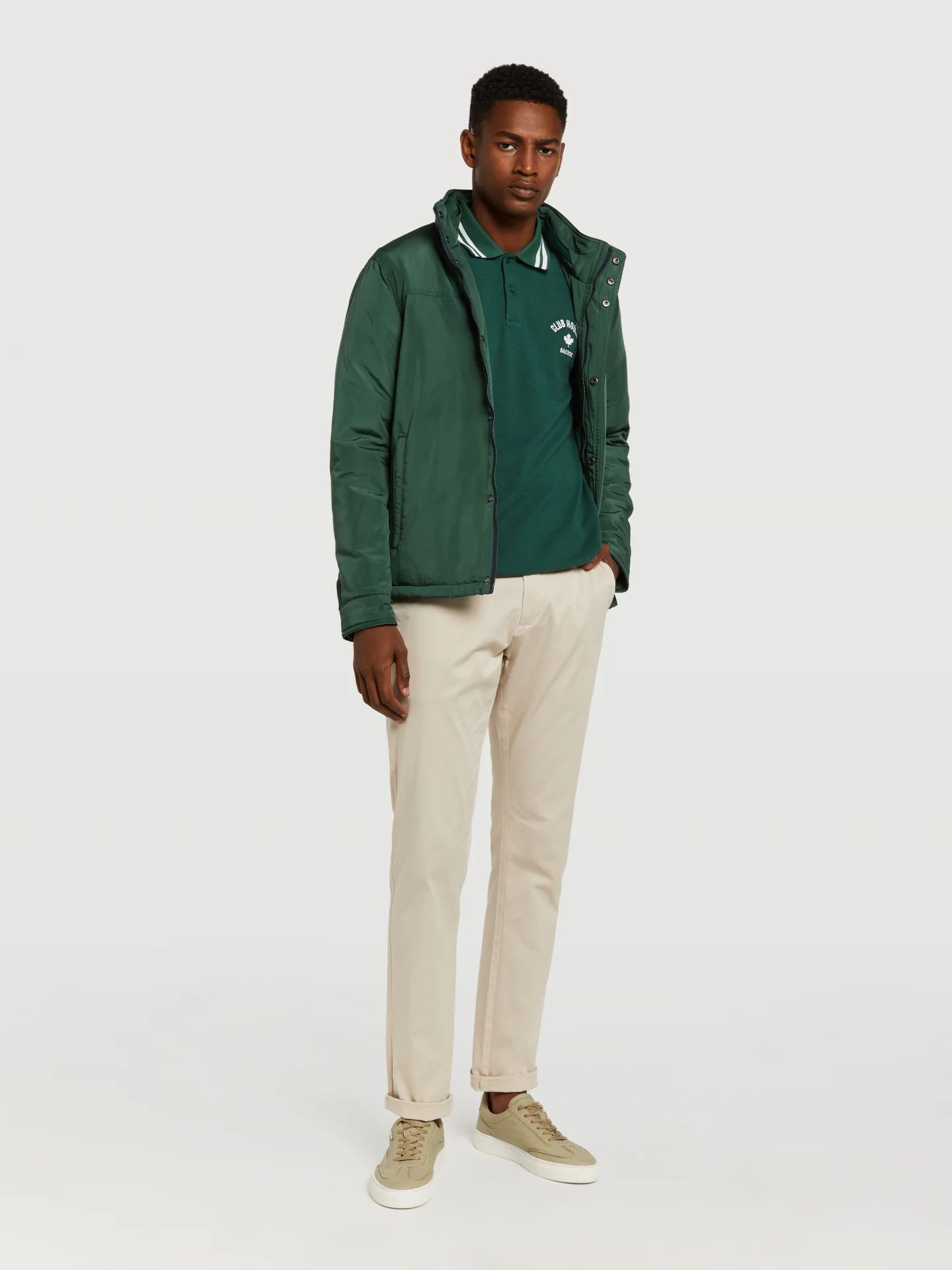 Slim fit 'respekt' chino trousers - Image 13