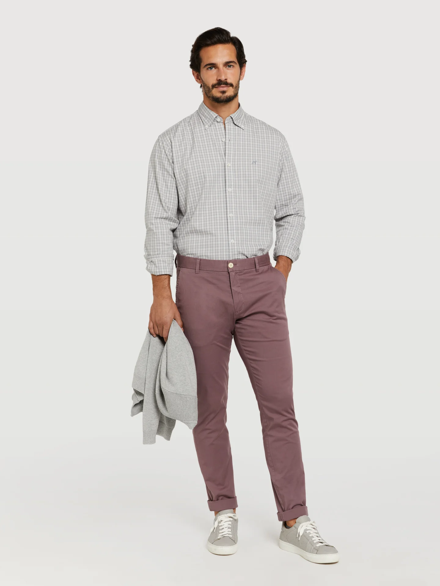 Slim fit 'respekt' chino trousers - Image 27