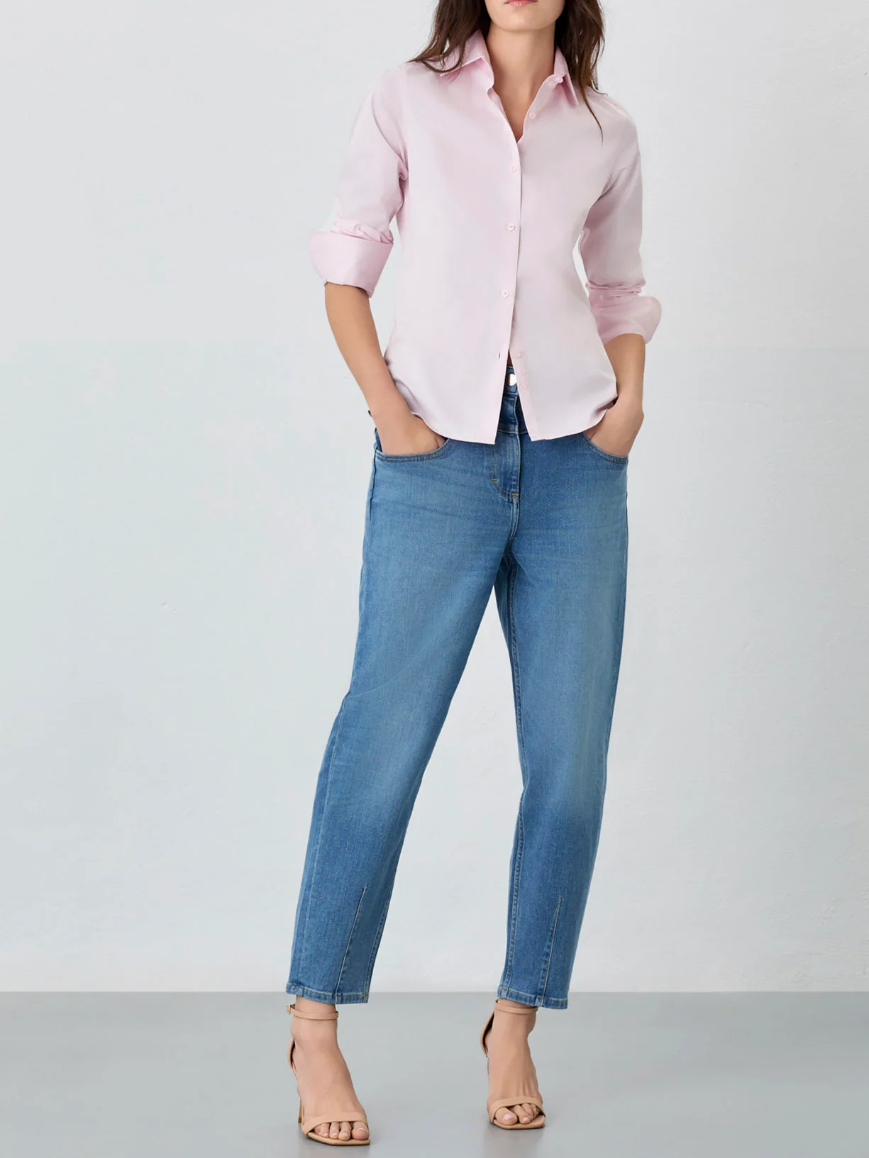 Slim Fit Shirt In Easy Care Cotton Poplin - Image 10