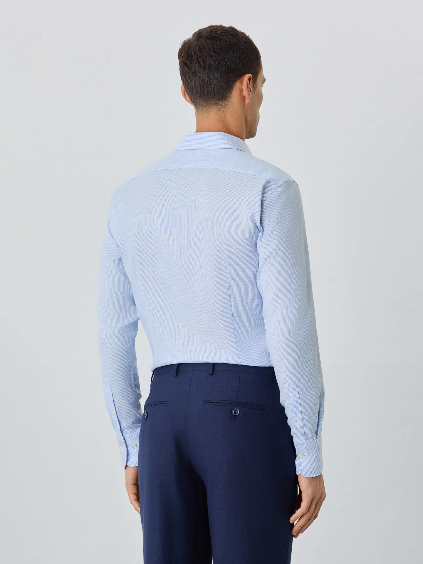 Slim Fit Shirt With Dublin Collar In Cotton - Image 3