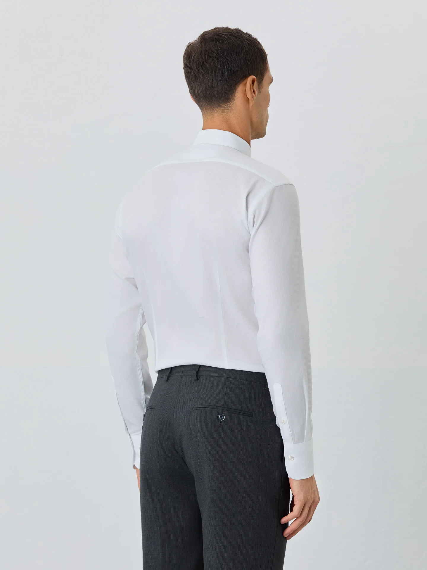 Slim Fit Shirt With Dublin Collar In Cotton - Image 3