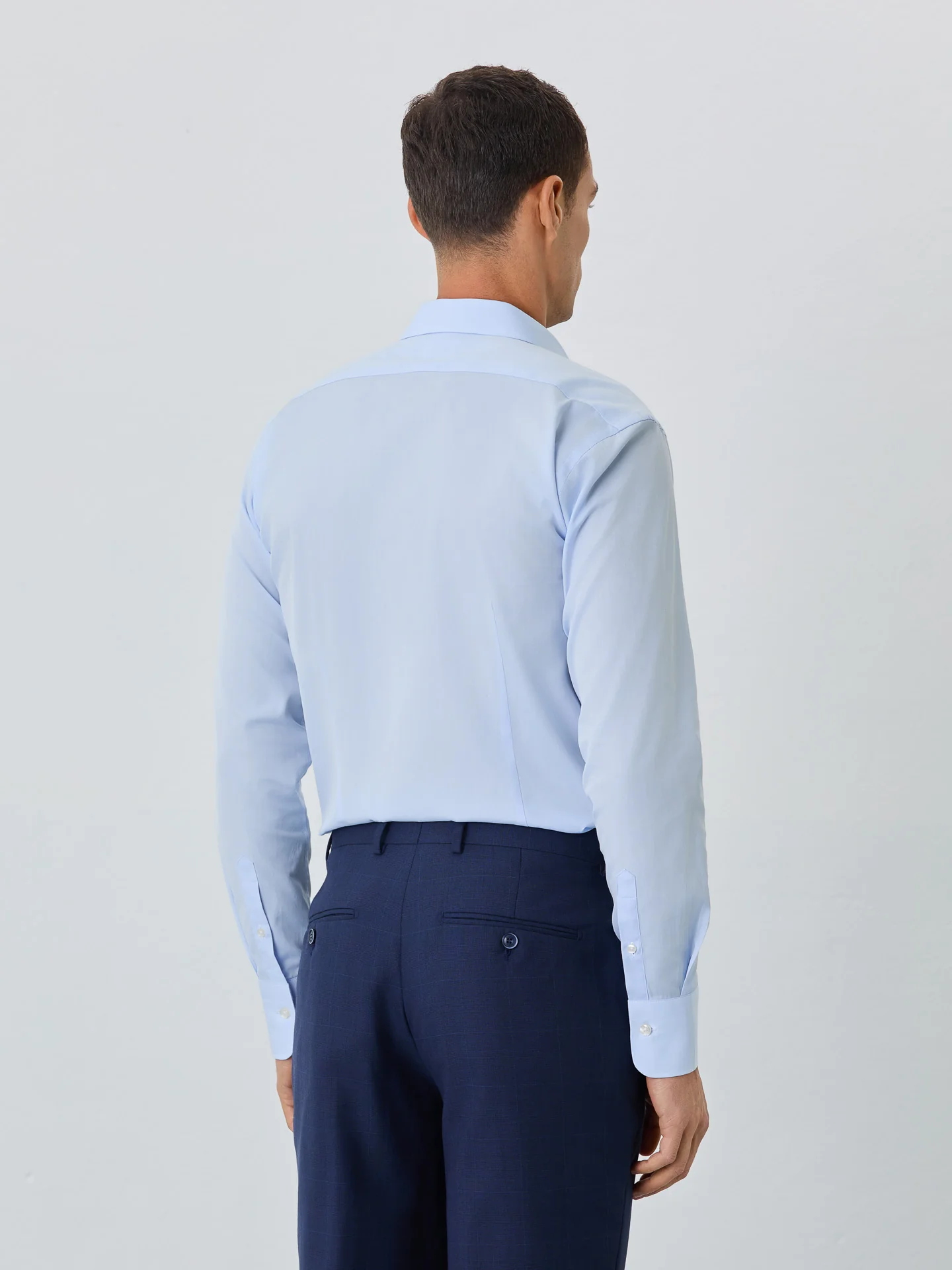 Slim Fit Shirt With Dublin Collar In Cotton - Image 3