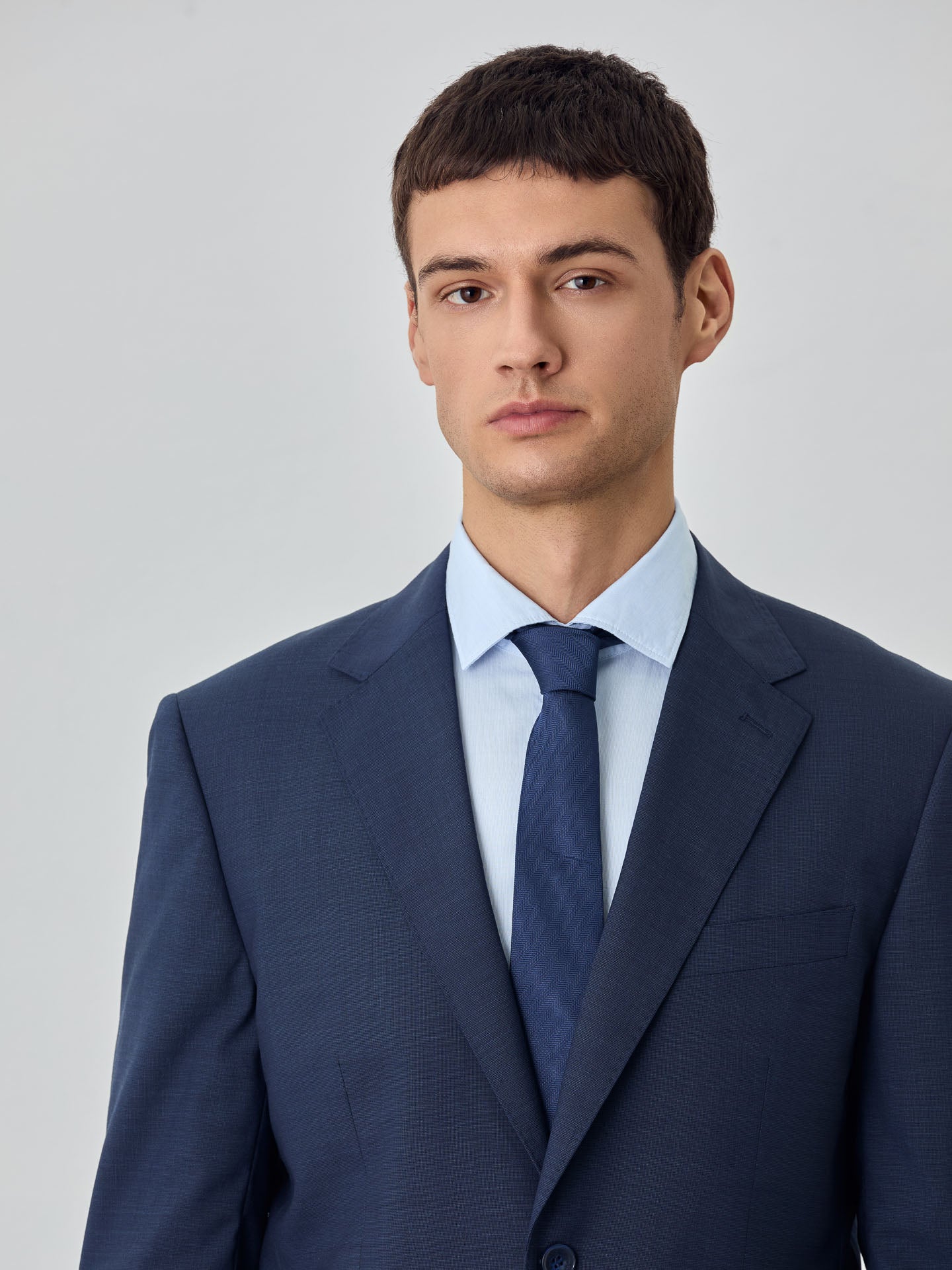 Slim fit sof satin striped shirt - Image 2