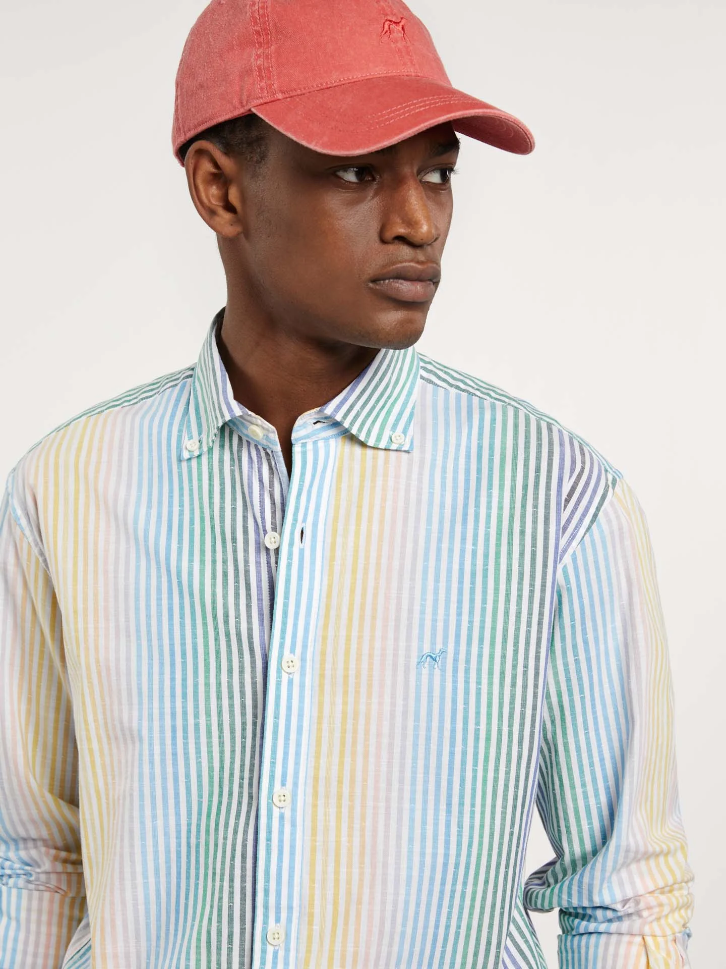 Slim fit special edition degradé stripes shirt - Image 2