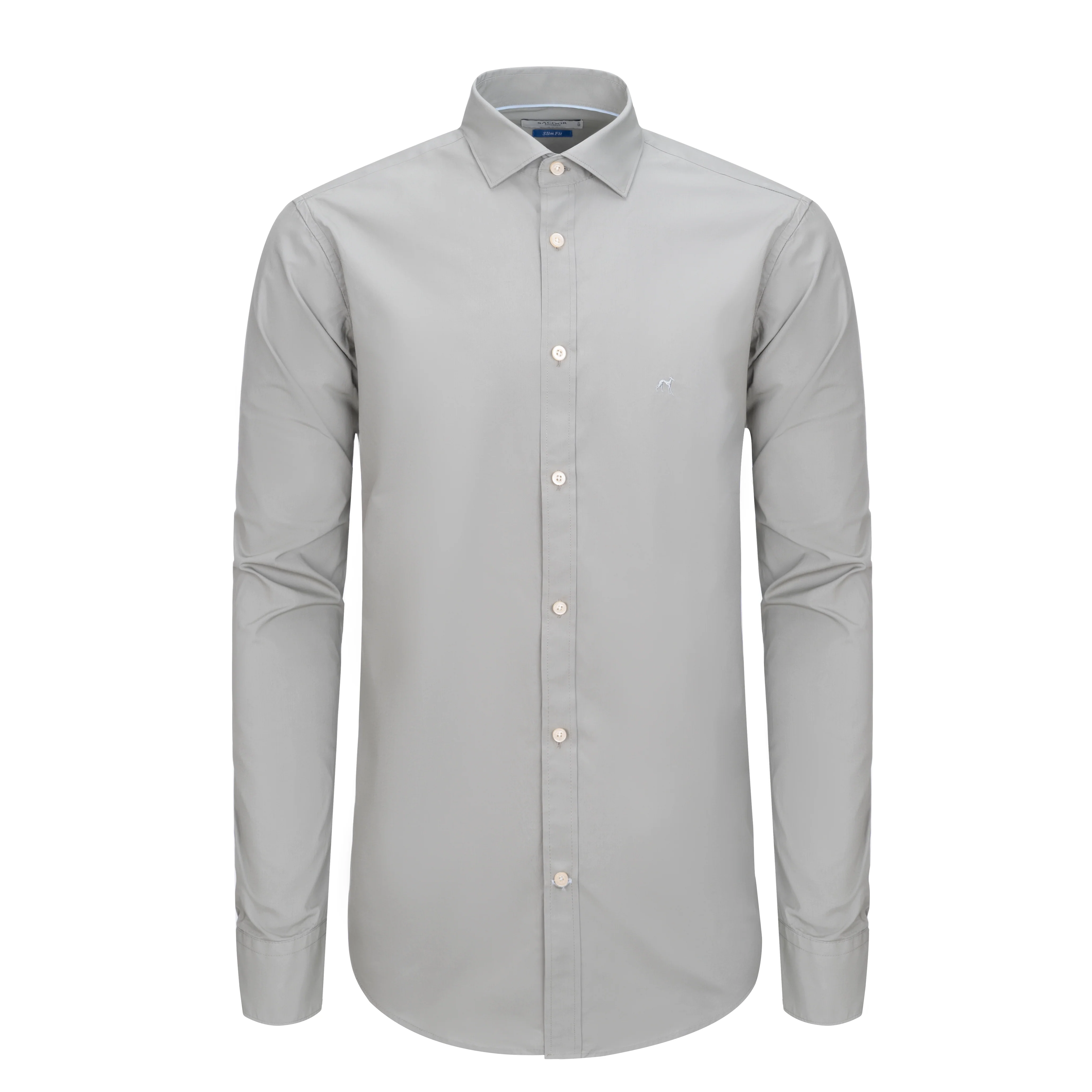 Slim fit sport poplin garment dye shirt - Image 10
