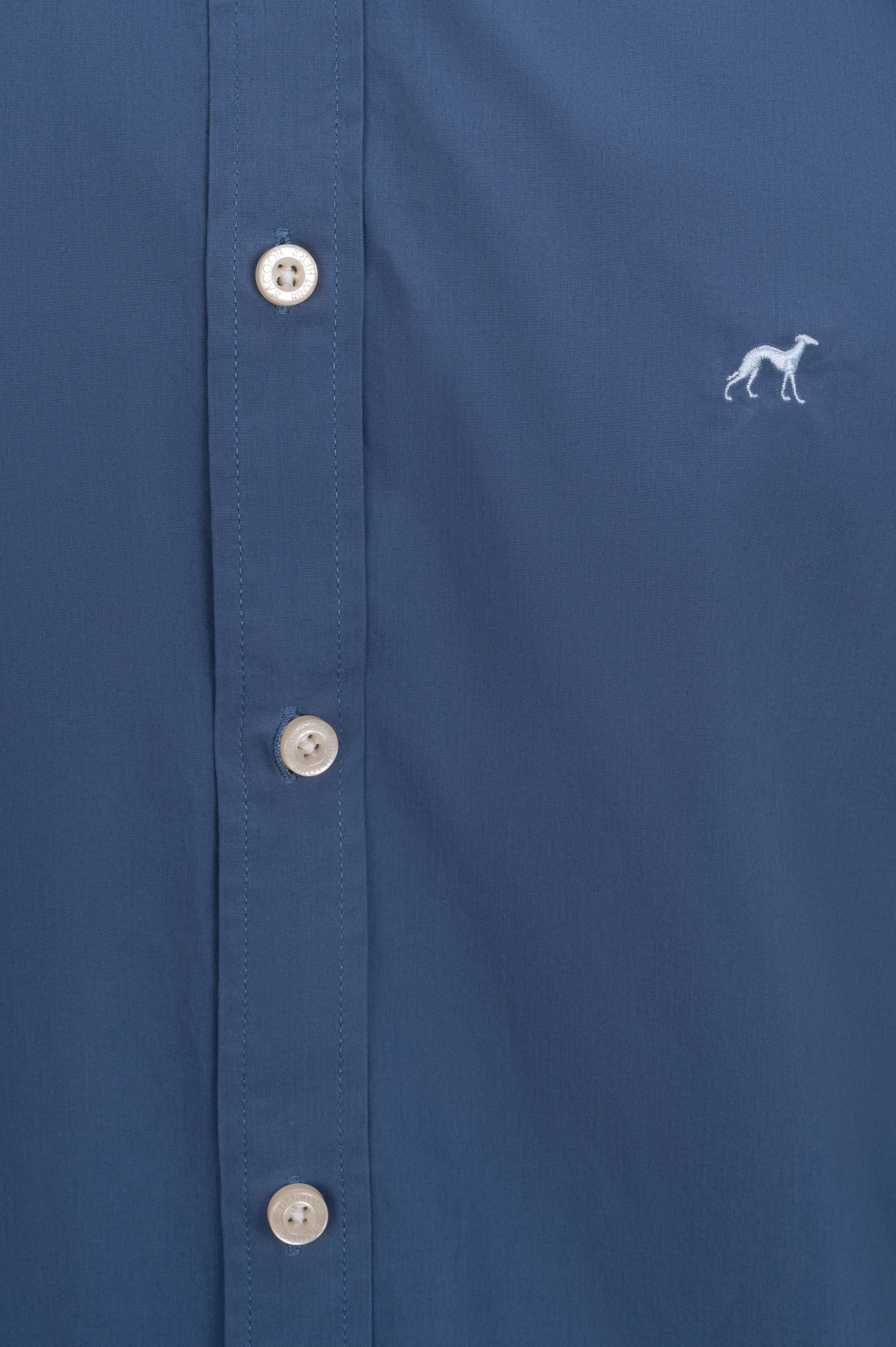 Slim fit sport poplin garment dye shirt - Image 3