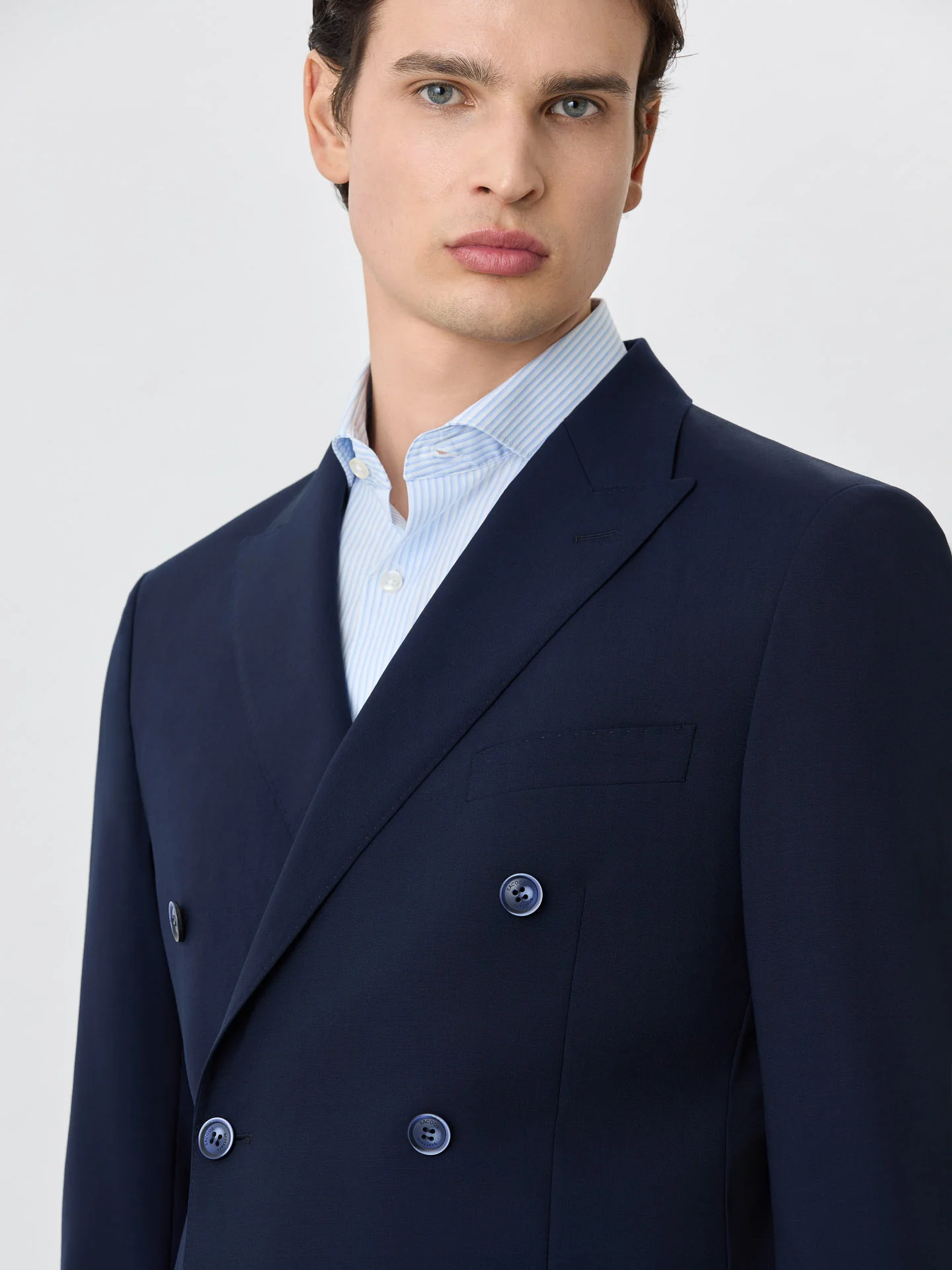 Slim Fit Suit In Wool Blend - Image 2