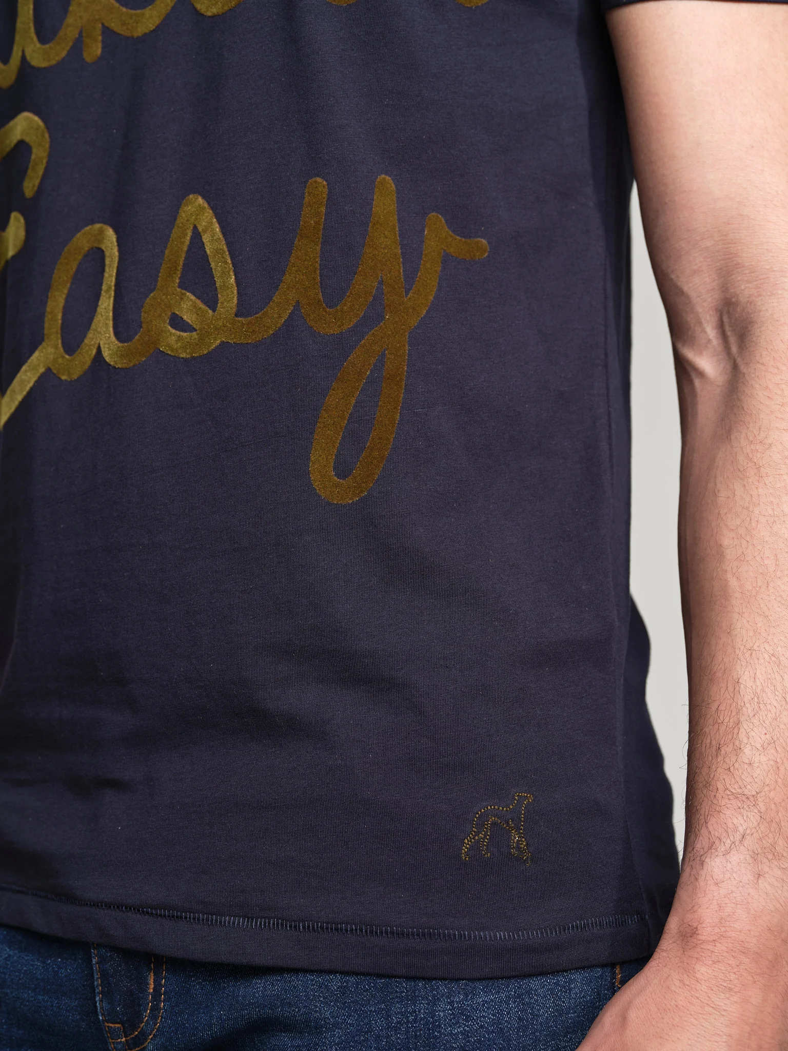 Slim fit t-shirt with printed positive message - Image 5
