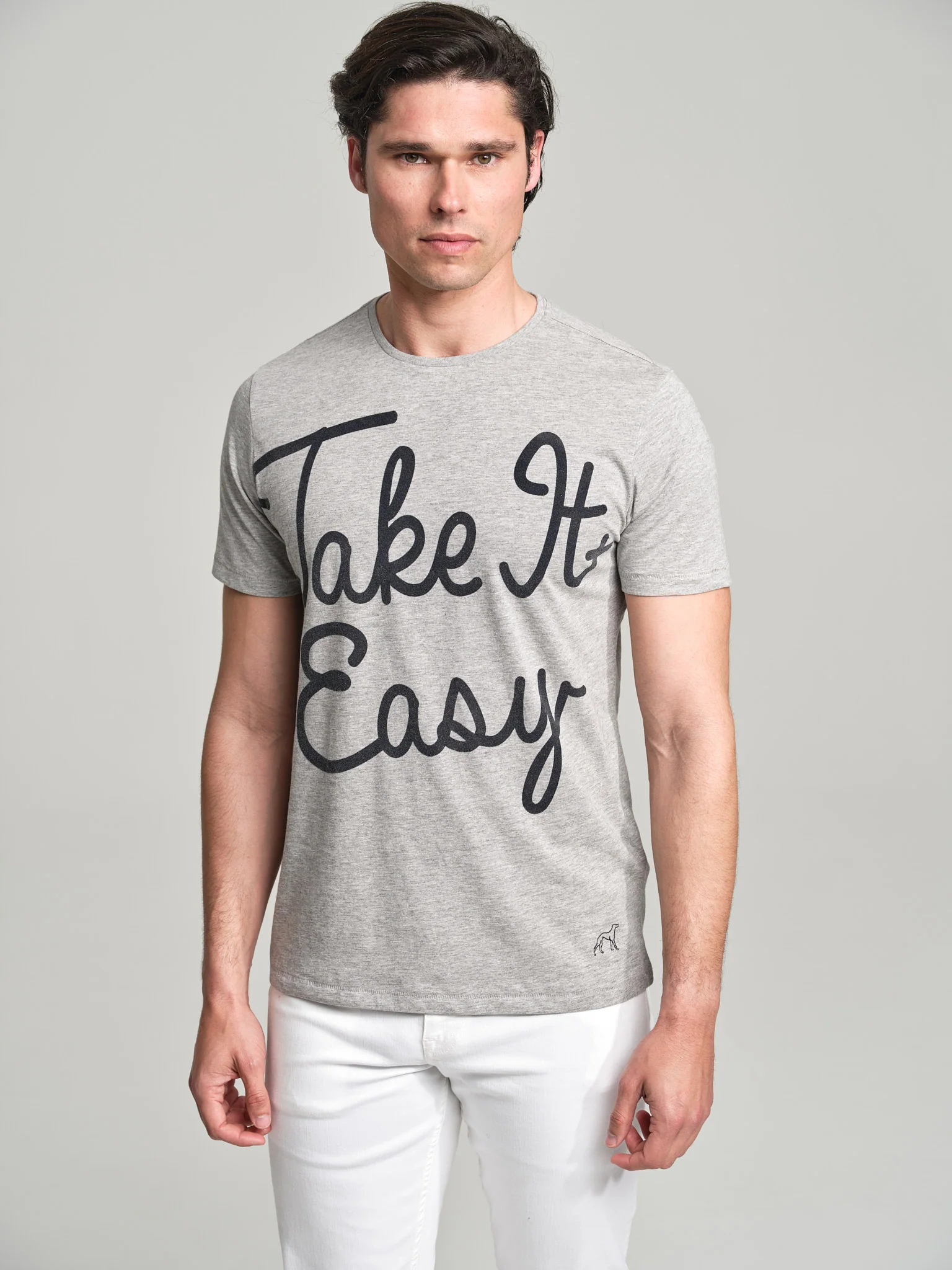Slim fit t-shirt with printed positive message - Image 6