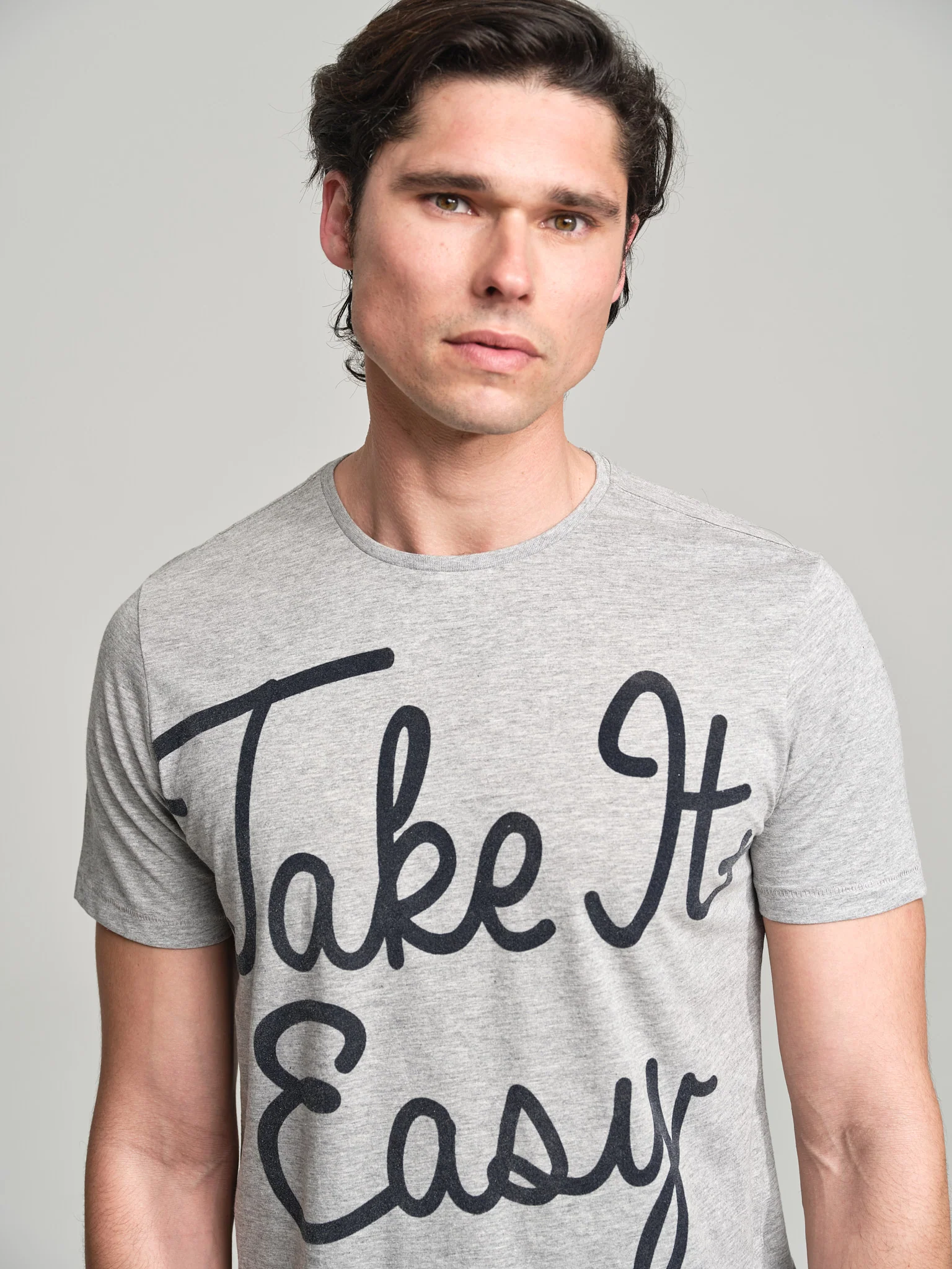 Slim fit t-shirt with printed positive message - Image 7