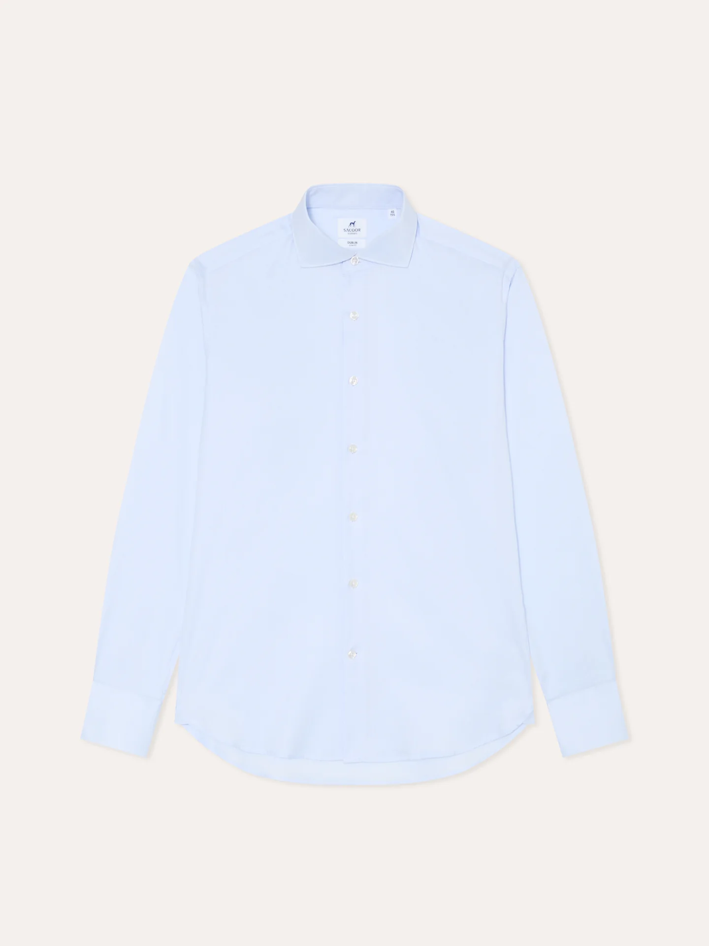 Slim Fit Textured Shirt with Dublin Collar - Image 5