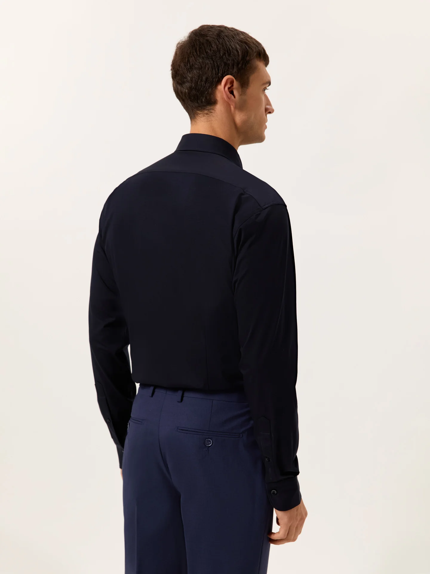 Slim Fit Travel jersey Shirt in Comfort Cotton - Image 3